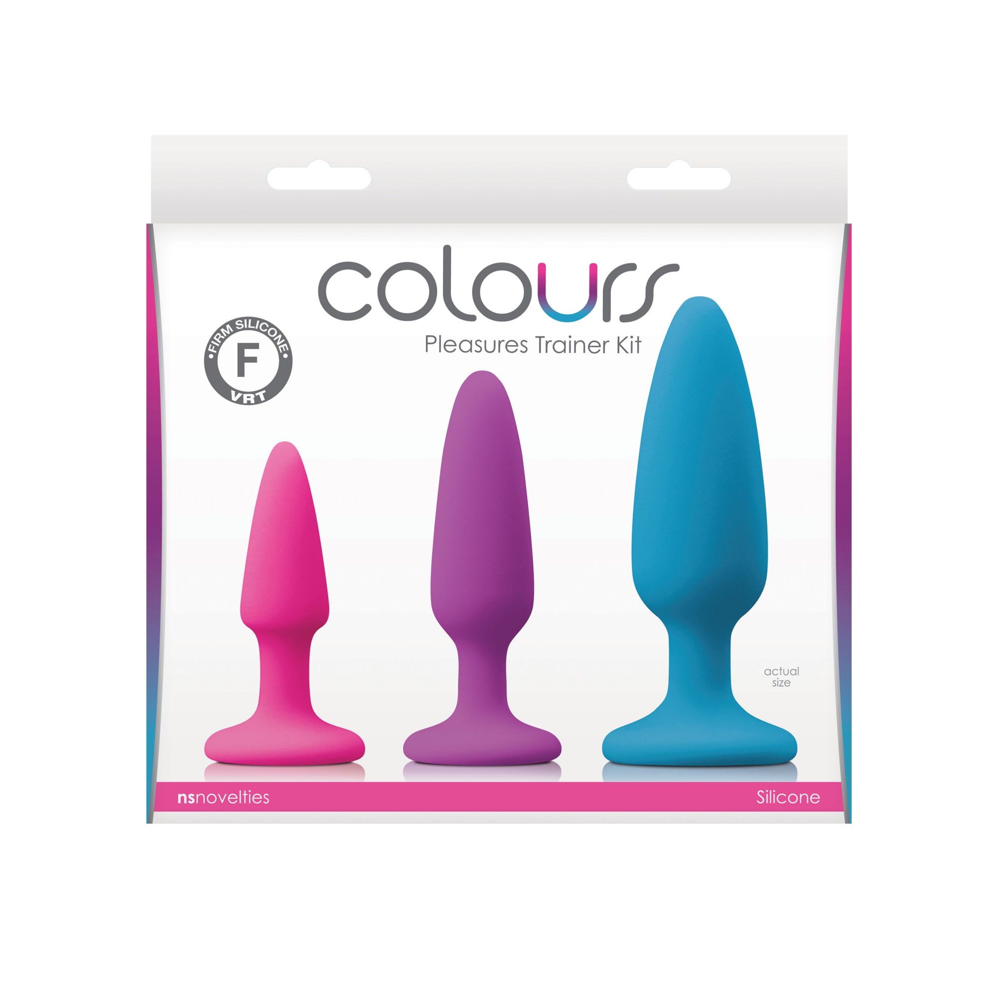 набор из трех анальных пробок colours pleasures trainer kit в Новом Уренгое