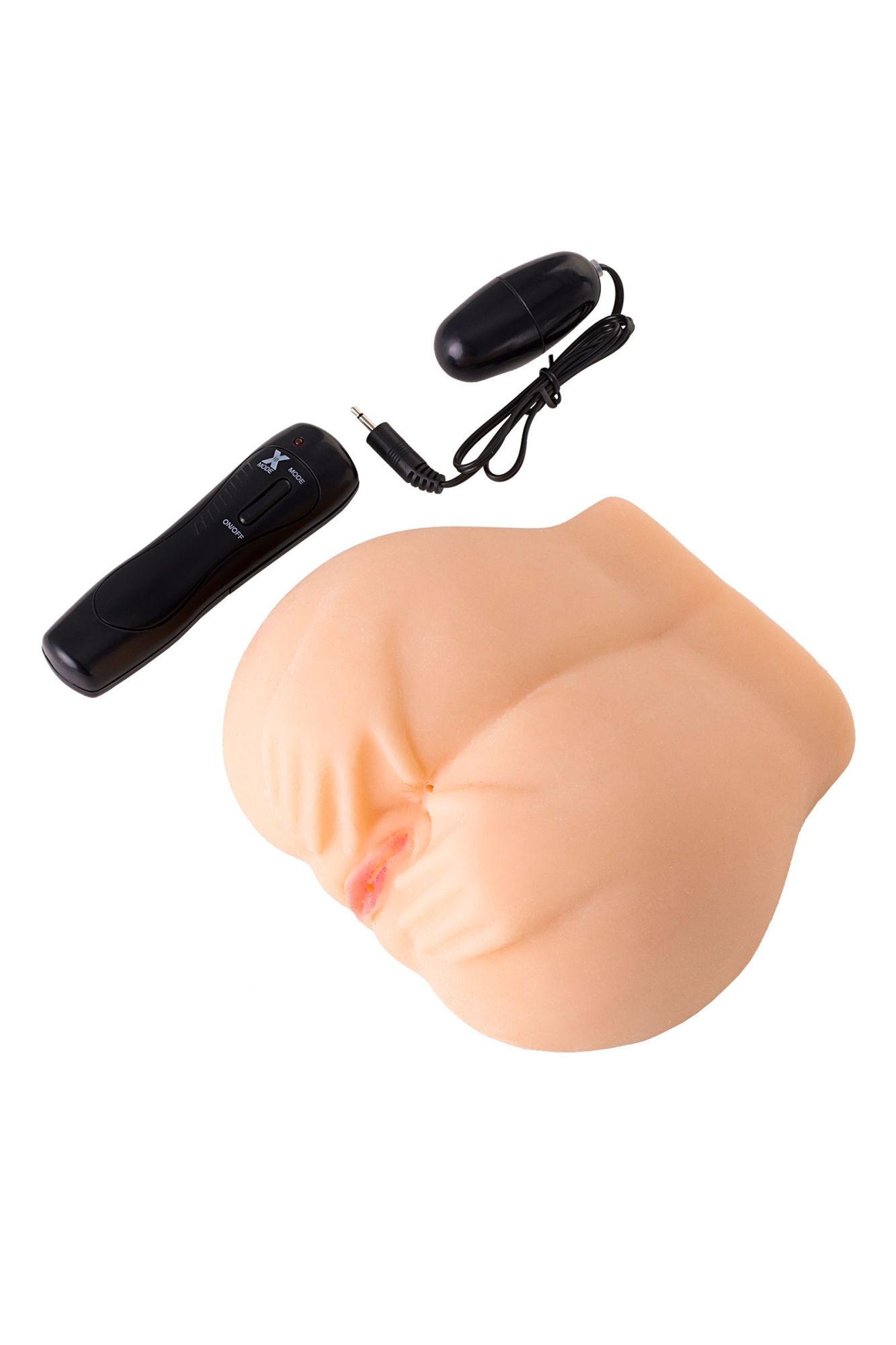 мастурбатор реалистичный toyfa juicy pussy pauline с вибрацией, вагина и анус,tpr, телесный, 14,5 см в Новом Уренгое