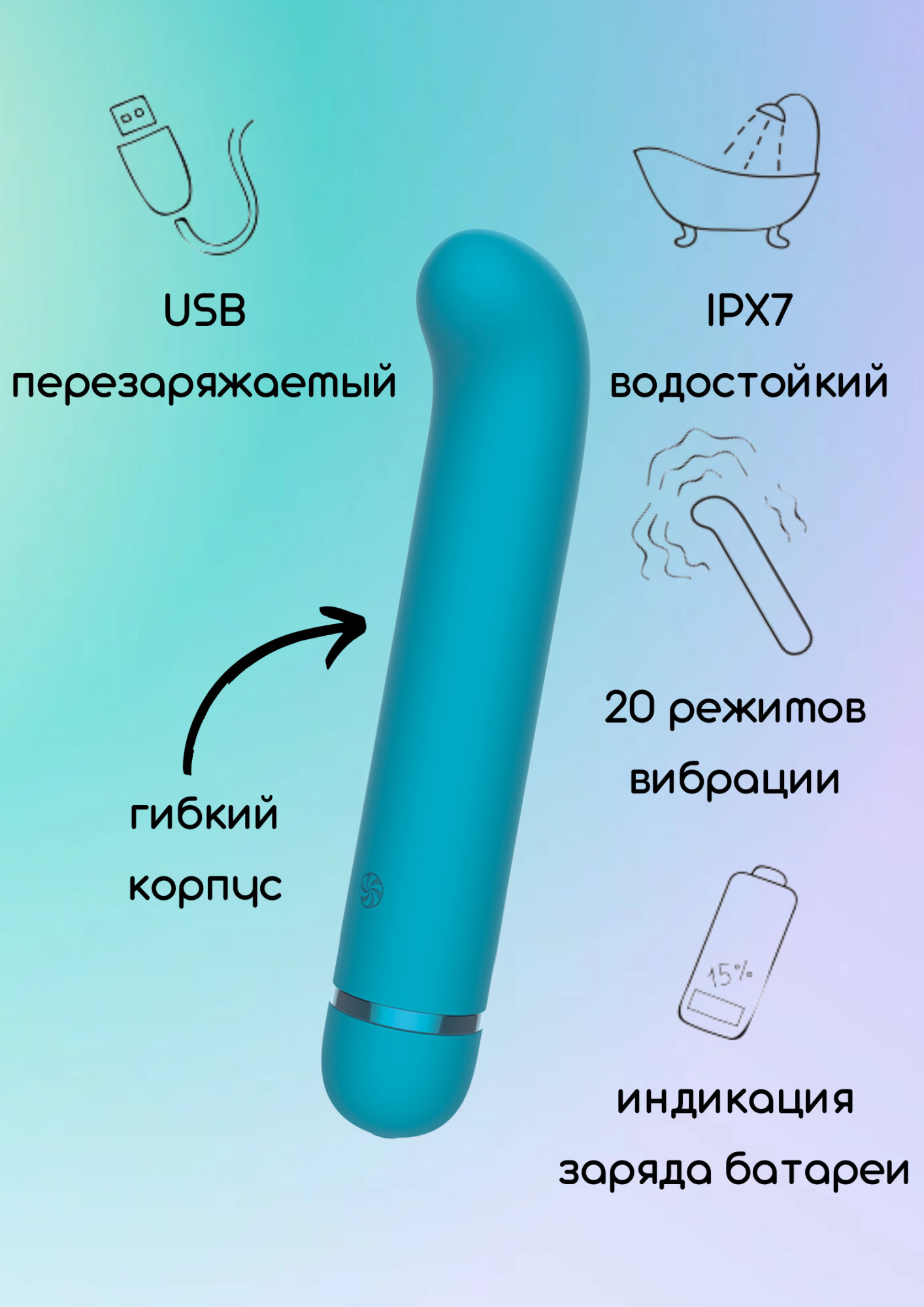 перезаряжаемый вибратор fantasy flamie blue 7912-03lola в Новом Уренгое