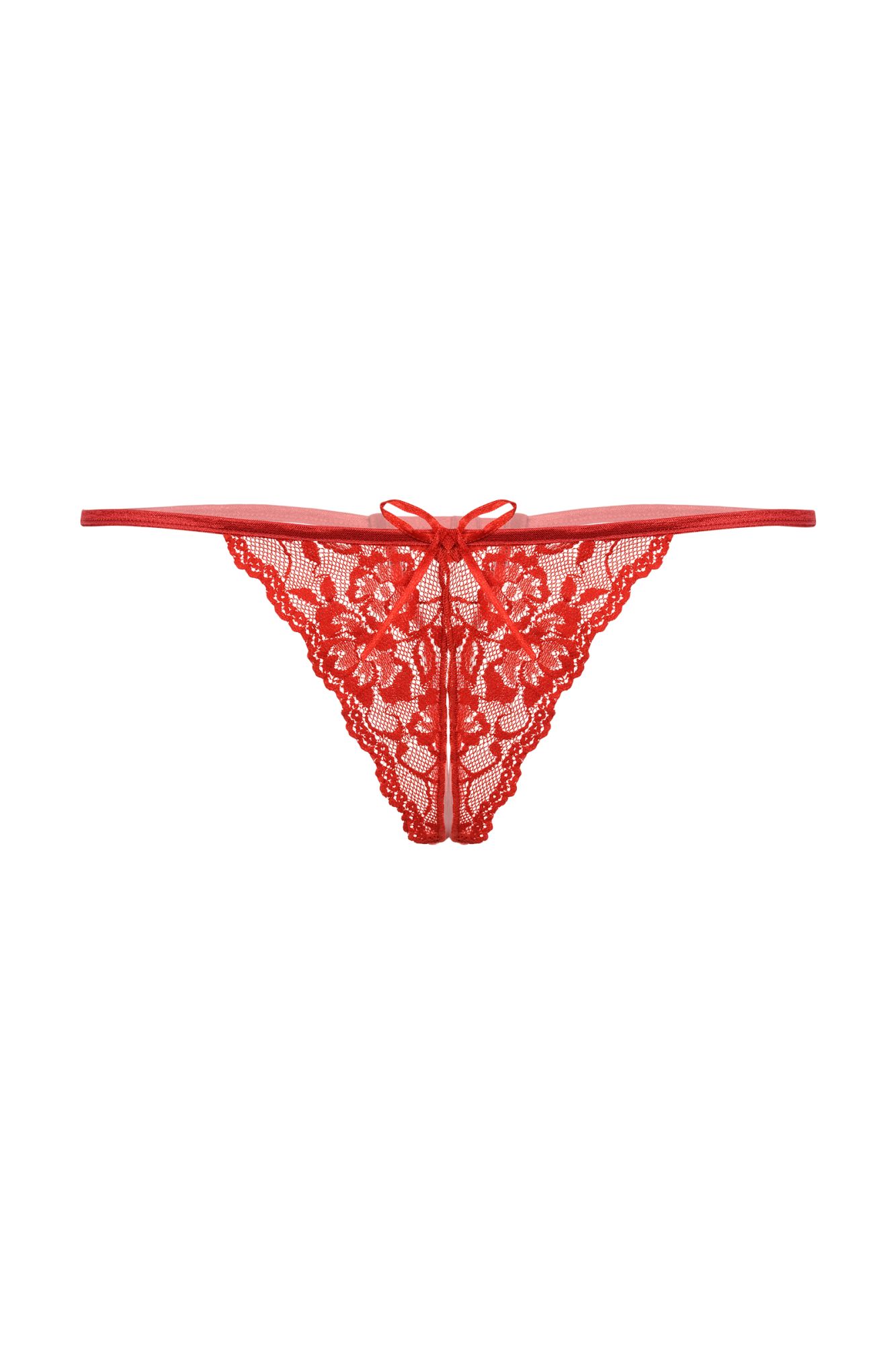 Эротическое стринги открытые кружевные softline collection, красный, s/l в Новом Уренгое