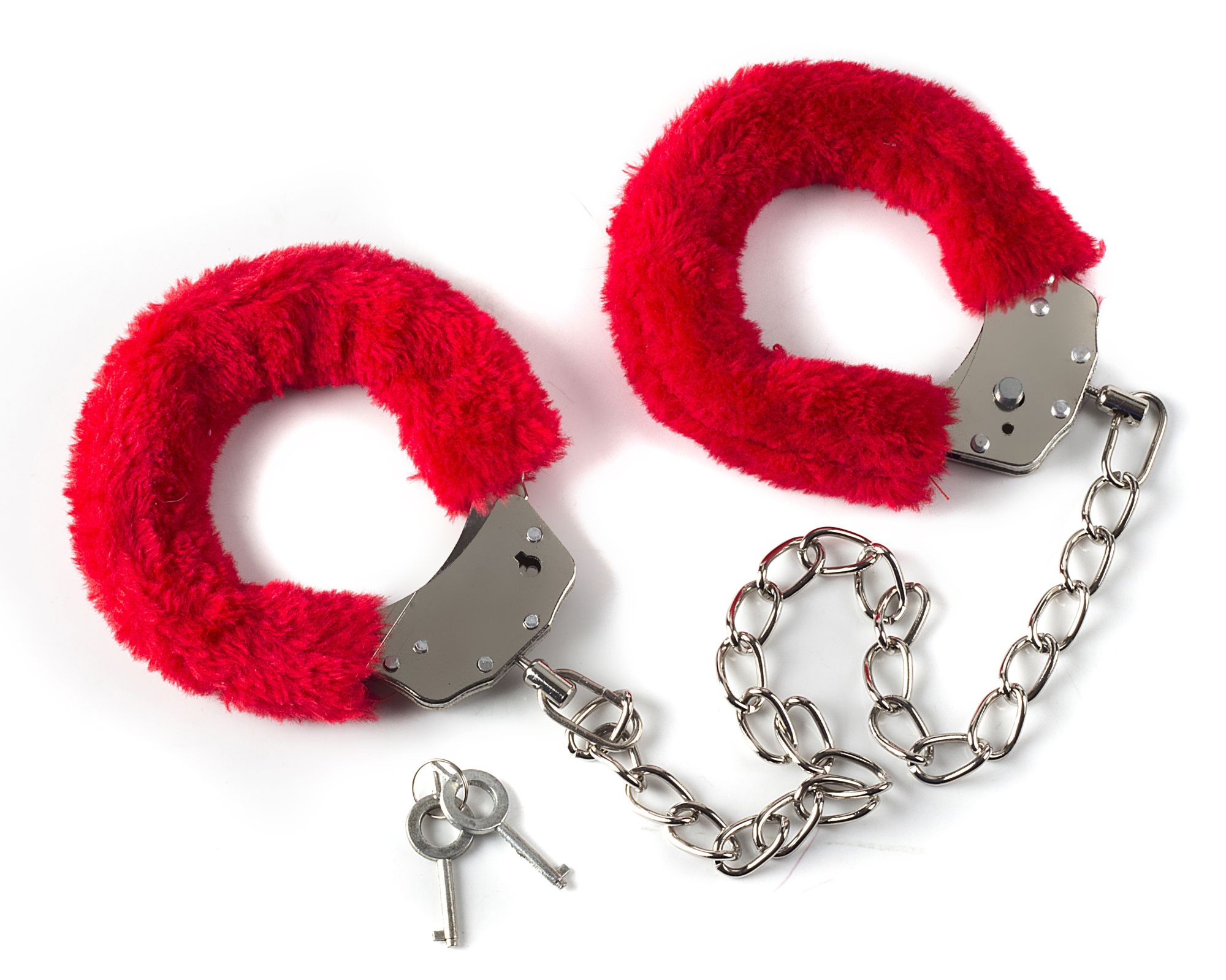 меховые оковы на ноги bondage красные 1020-02lola в Новом Уренгое