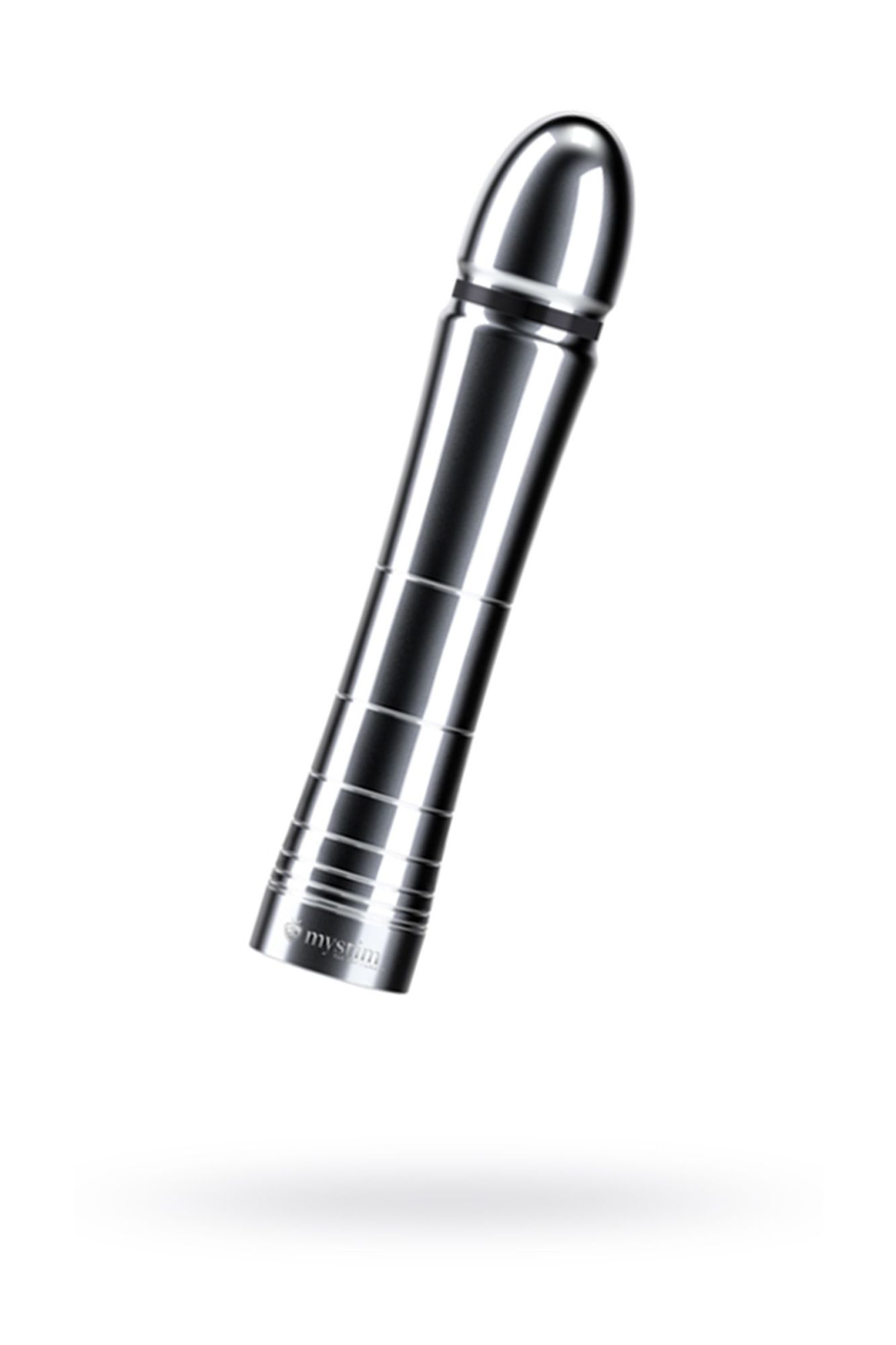 фаллоимитатор mystim glossy glen, электростимуляция, хирургическая сталь, серебряный, 14 см в Новом Уренгое