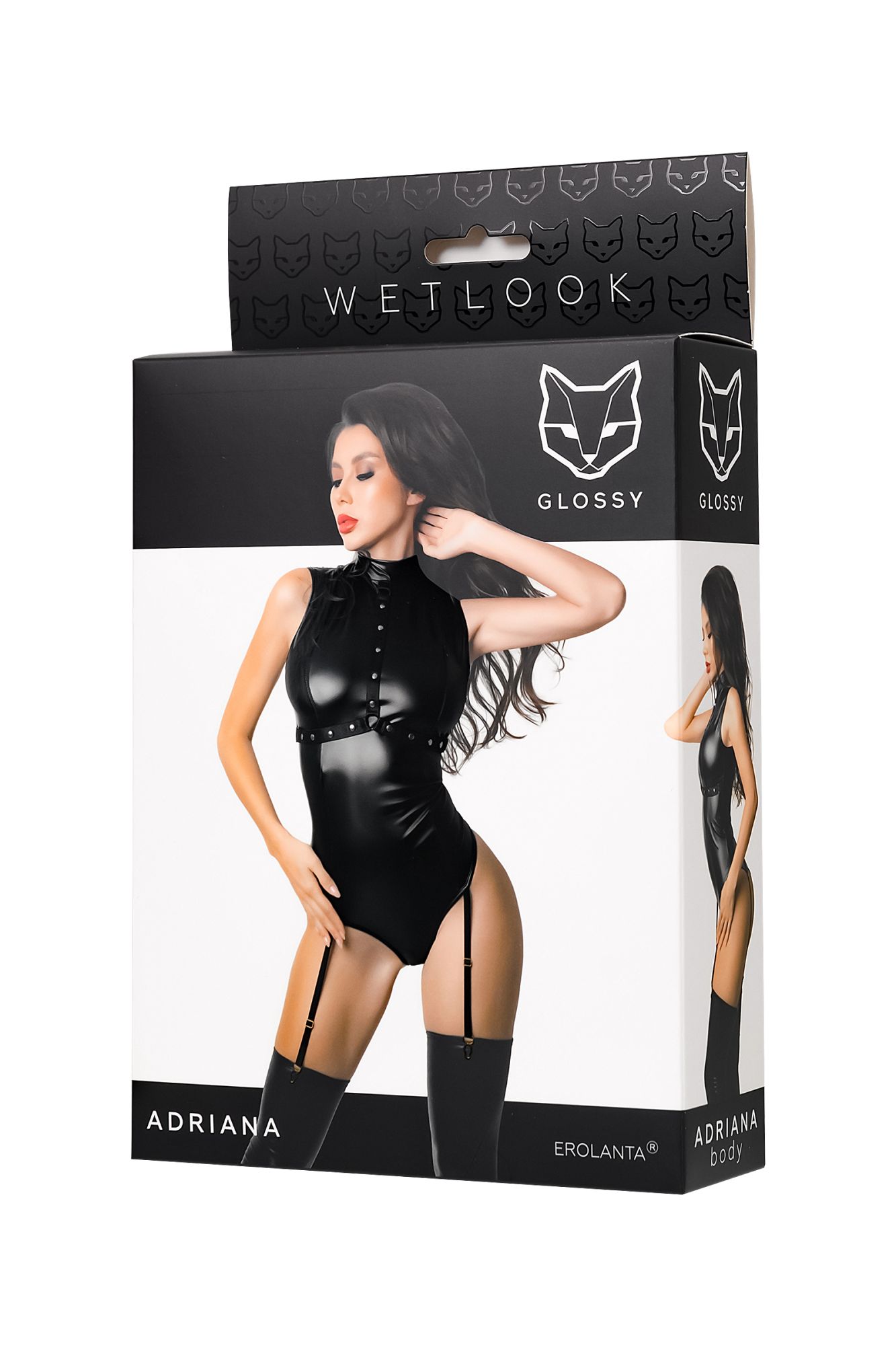Эротическое боди glossy adriana из материала wetlook, s в Новом Уренгое