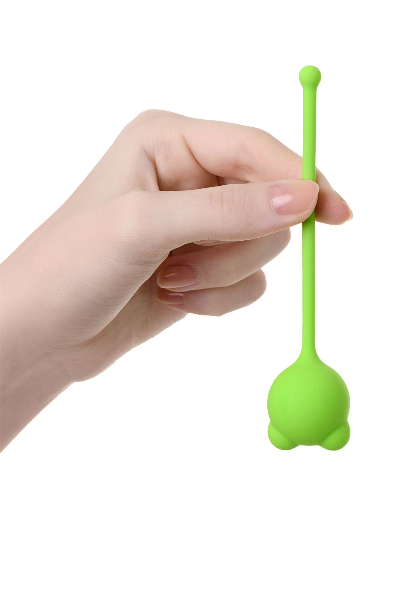 вагинальный шарик a-toys by toyfa tigo, силикон, зеленый, 12,4 см ø 2,7 см в Новом Уренгое