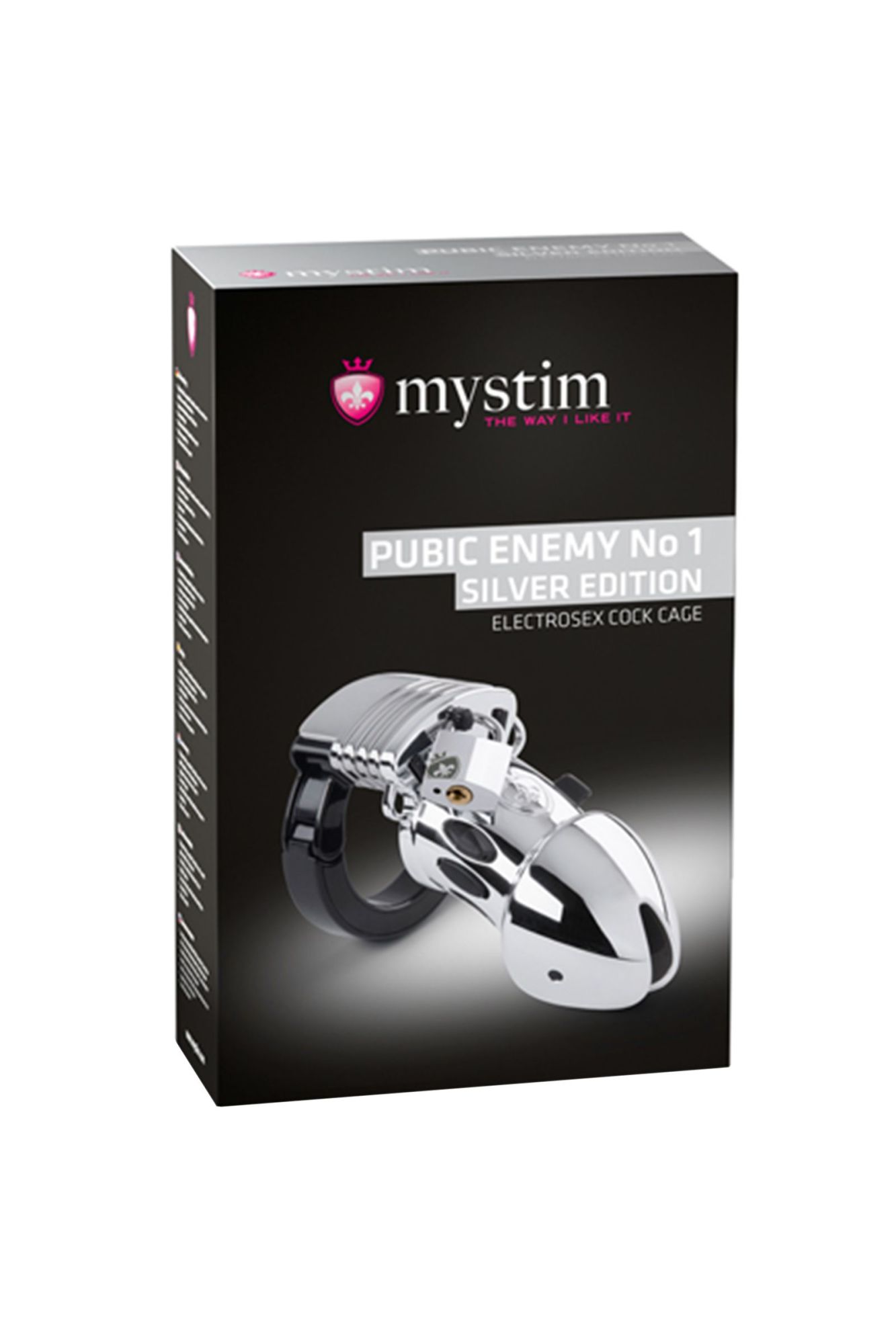 электростимулятор mystim pubic enemy no 1, хирургическая сталь, серебряный, 8,2 см в Новом Уренгое