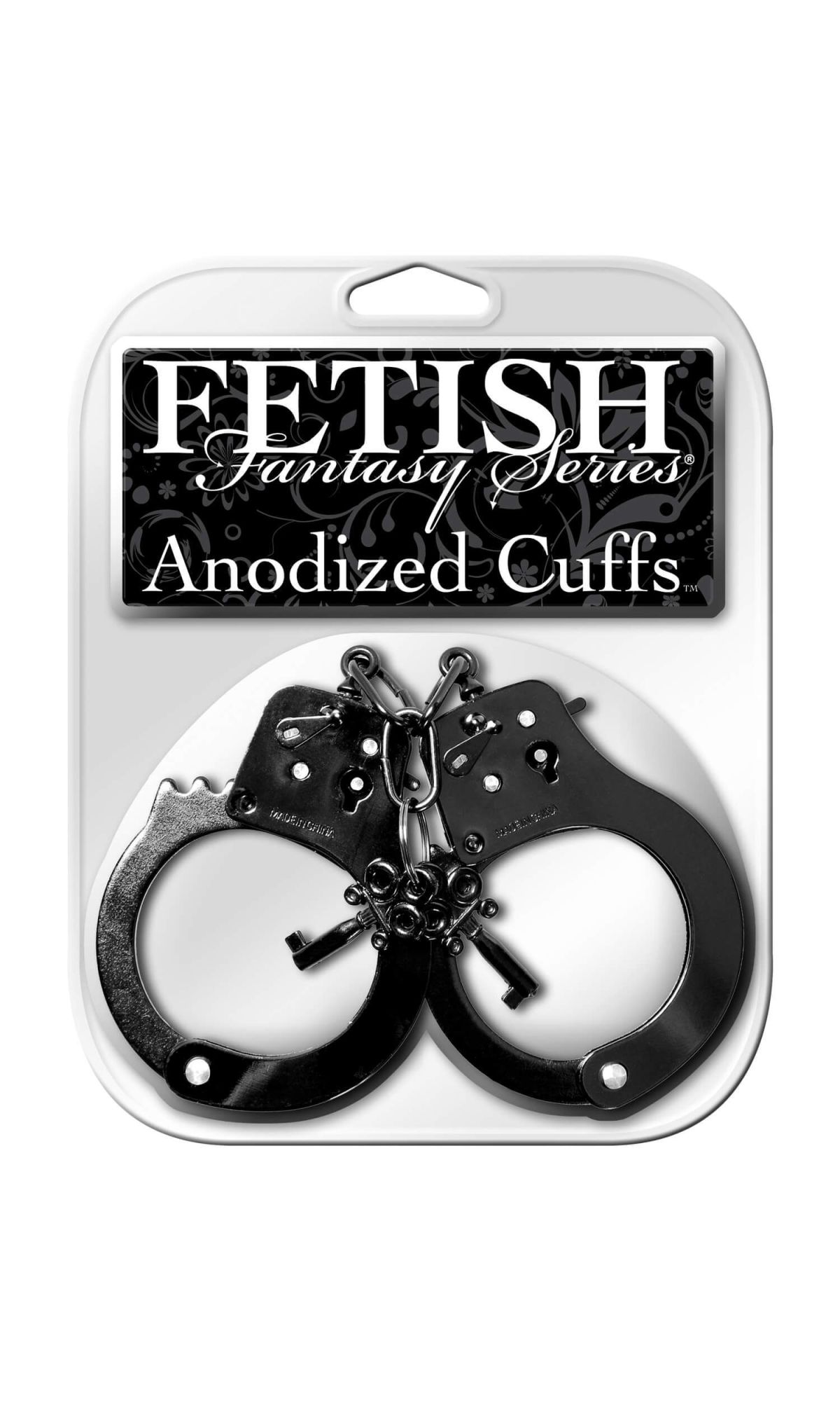 наручники декоративные pipedream anodized cuffs, черные в Новом Уренгое