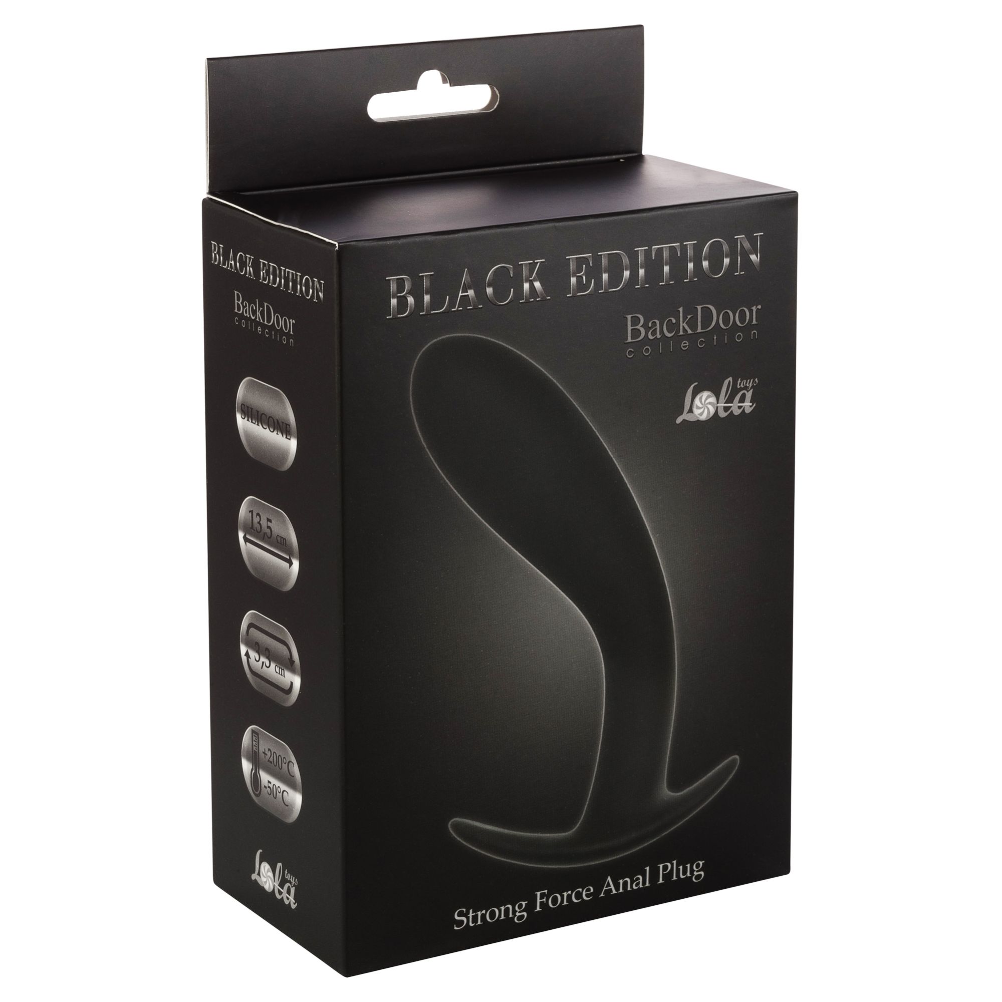 анальная пробка strong force anal plug black 4215-01lola в Новом Уренгое