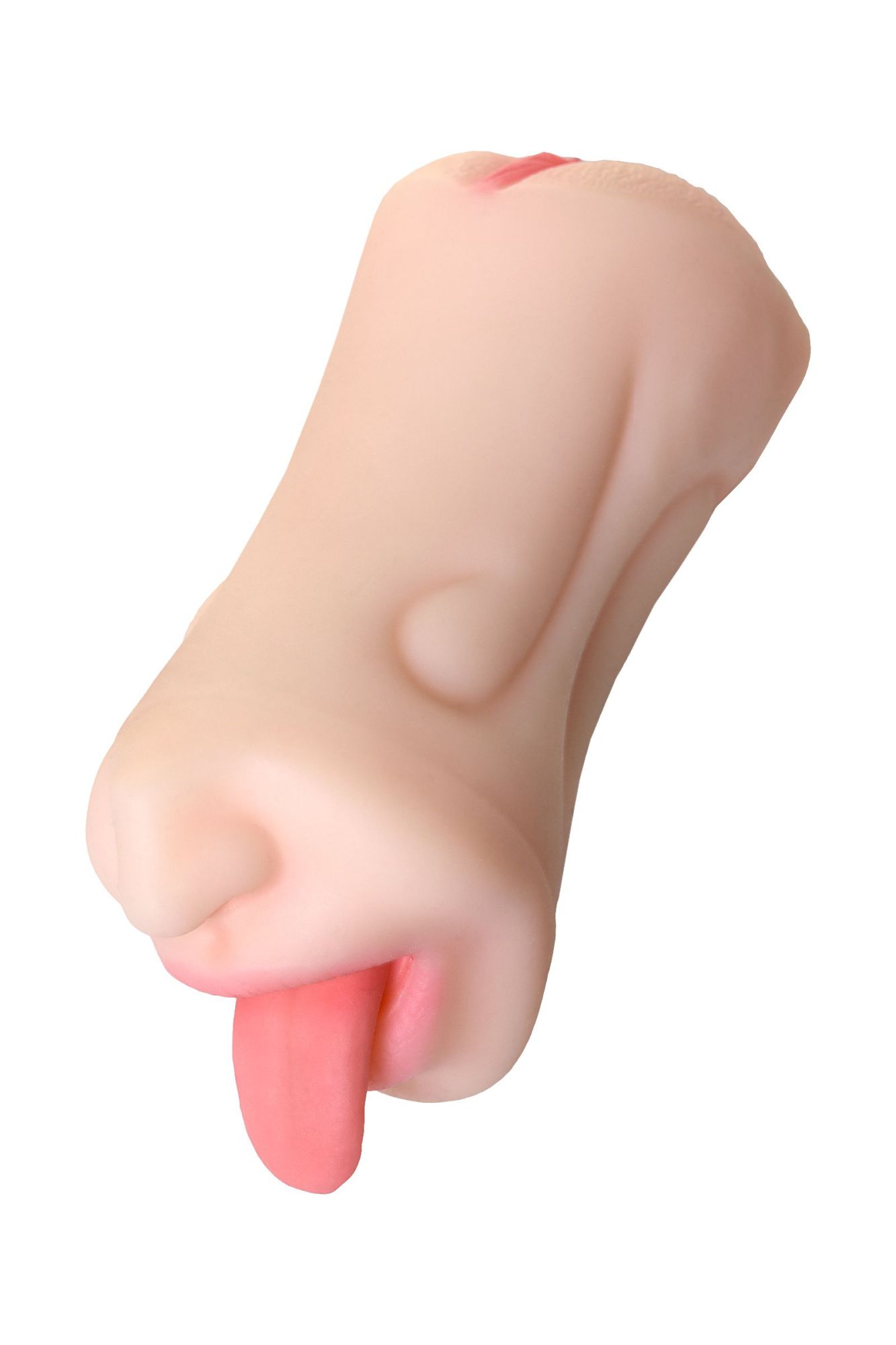 мастурбатор реалистичный toyfa juicy pussy fruity tongue, рот и вагина, tpe, телесный,19 см в Новом Уренгое