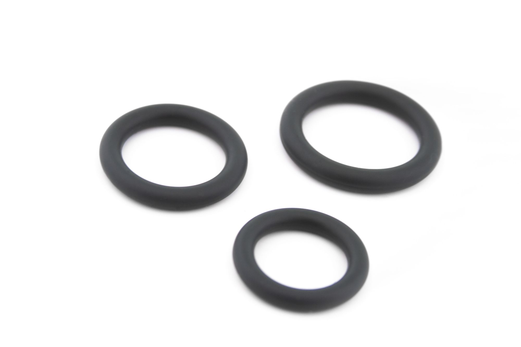 набор из трех эрекционных колец no.25 - cockring set - grey в Новом Уренгое