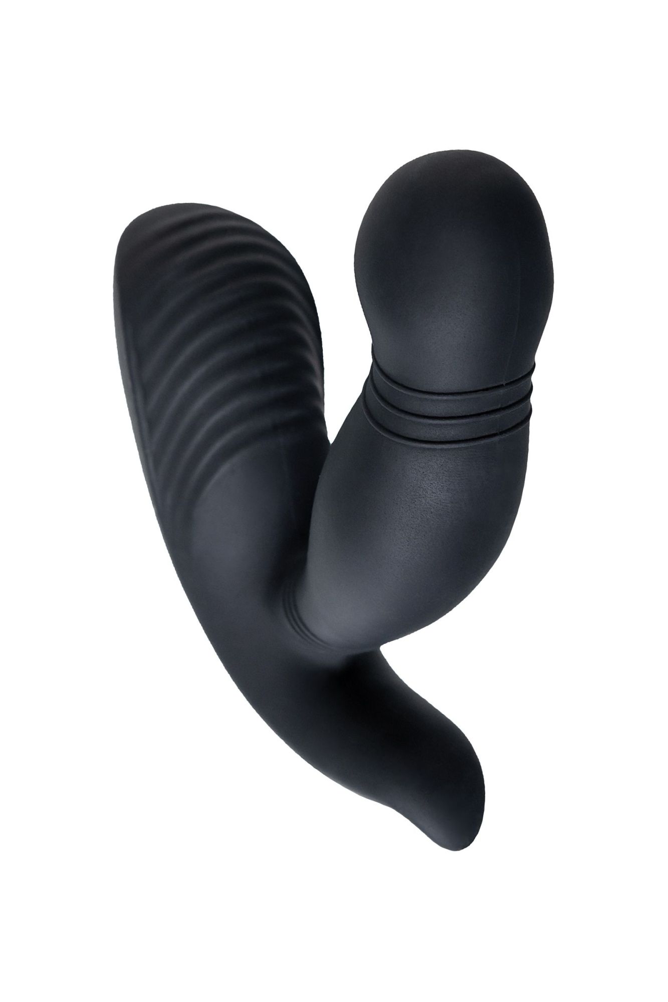 стимулятор простаты pppvibe 9 w motor, силикон, черный, 12 см в Новом Уренгое