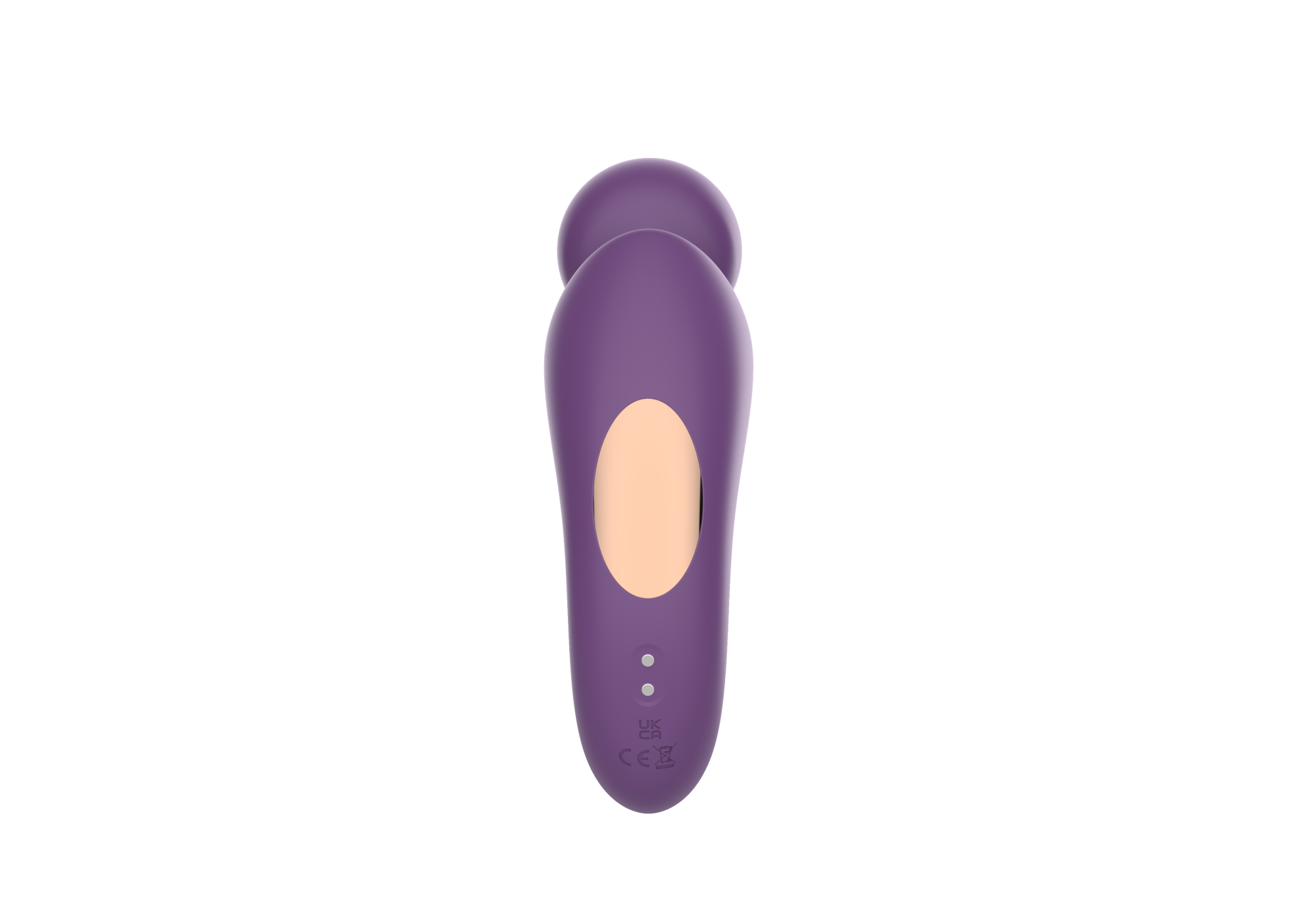 вибратор- вонд с изогнутым корпусом secwell sw24125-purple в Новом Уренгое