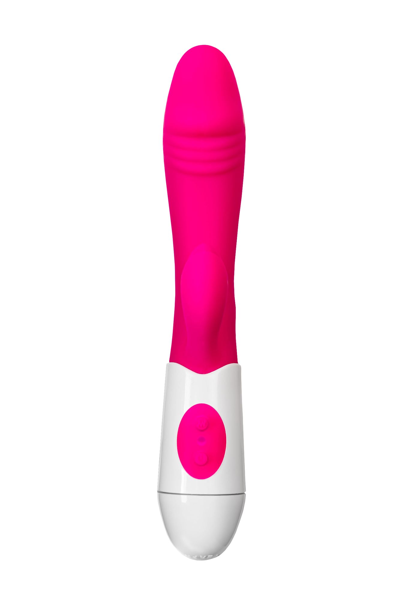 вибратор с клиторальным стимулятором toyfa a-toys area, силикон, розовый, 19,5 см в Новом Уренгое
