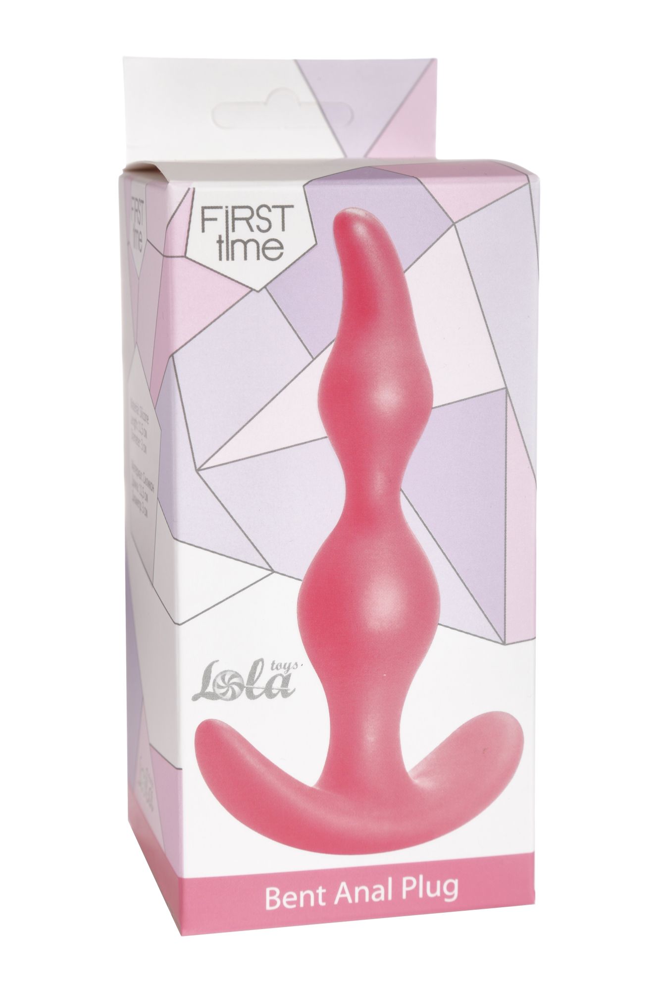 анальная пробка bent anal plug pink 5002-01lola в Новом Уренгое