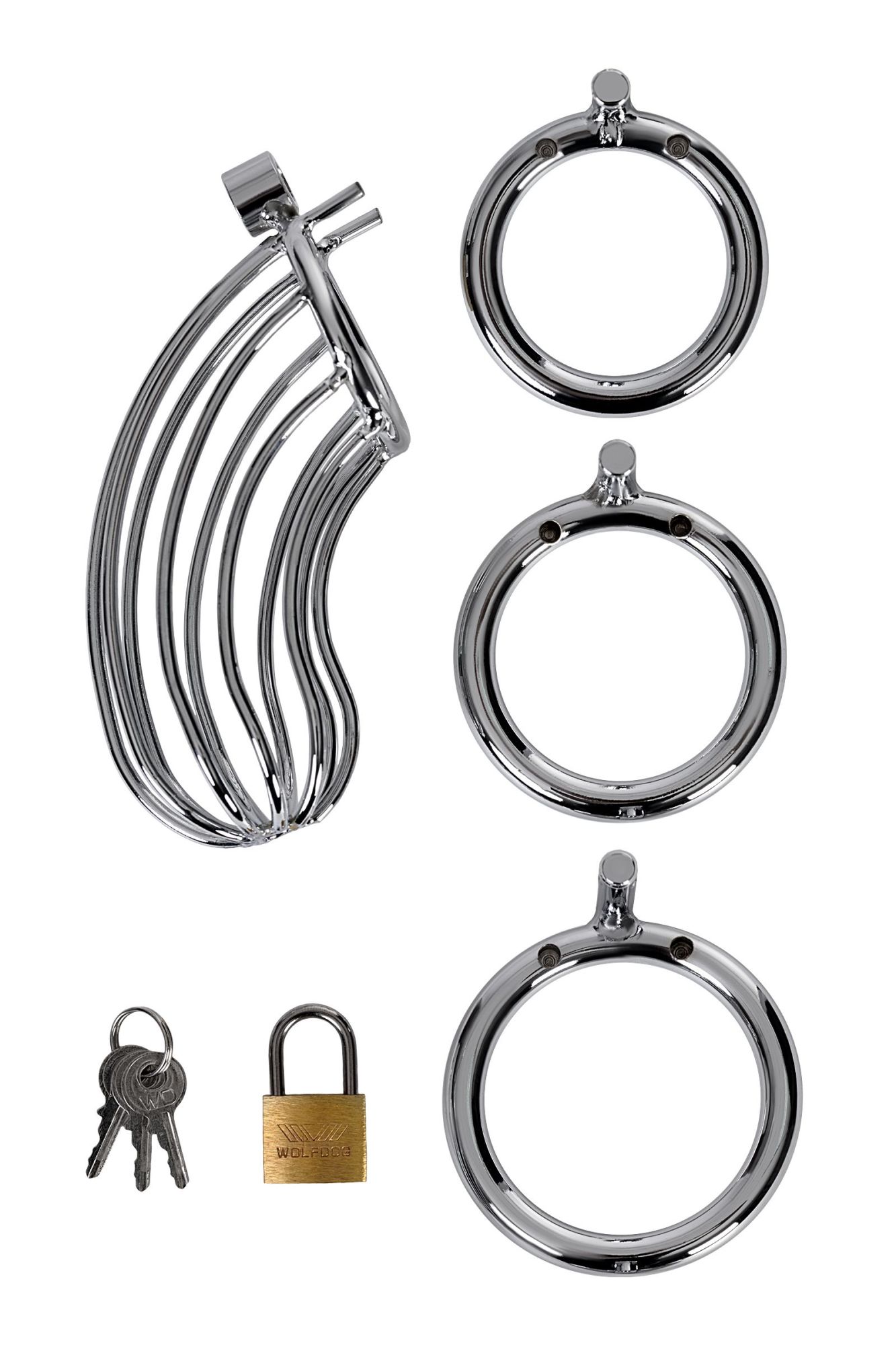 пояс верности мужской toyfa metal, серебряный в Новом Уренгое