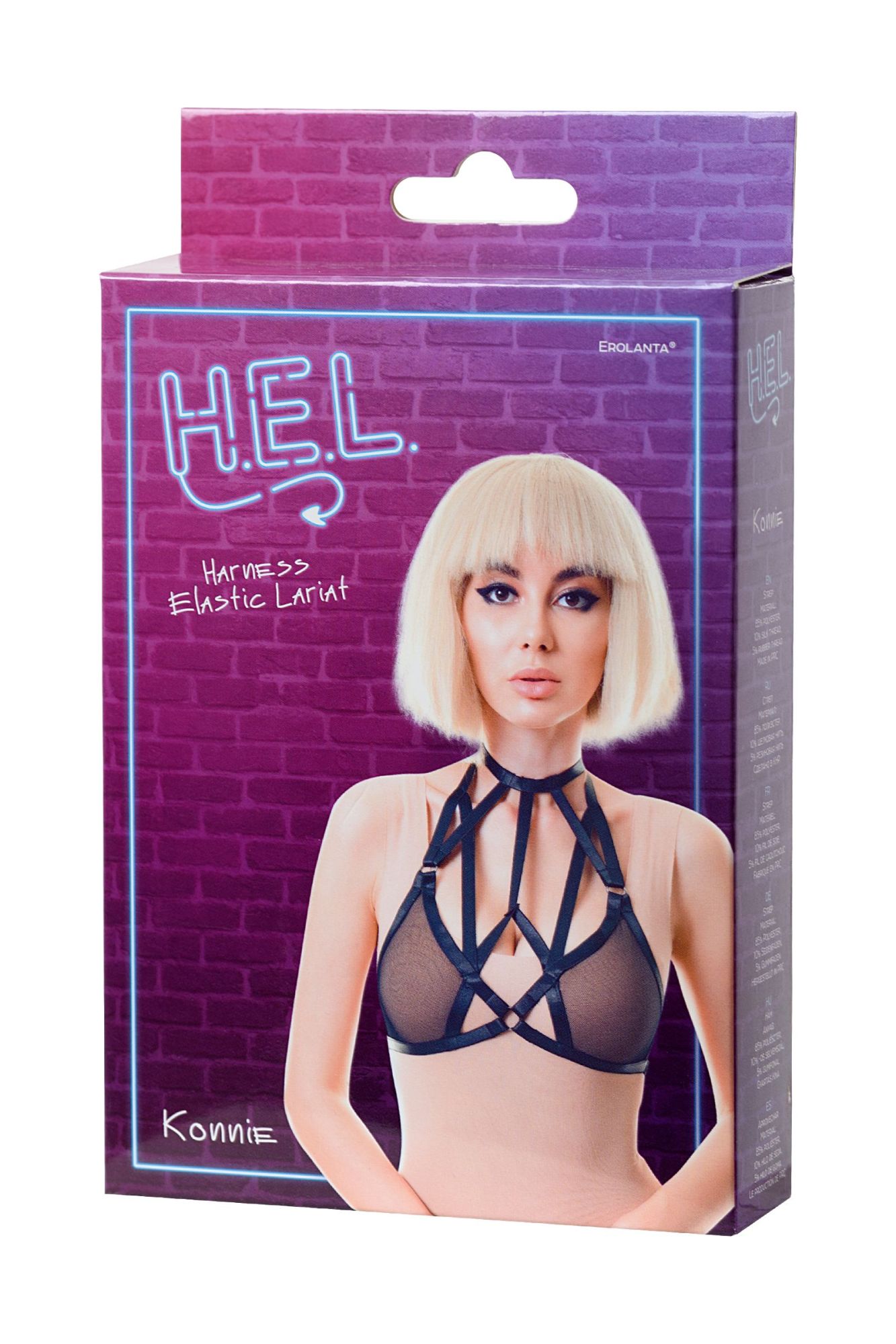 Эротическое стреп h.e.l. konnie, текстиль, черный, os в Новом Уренгое