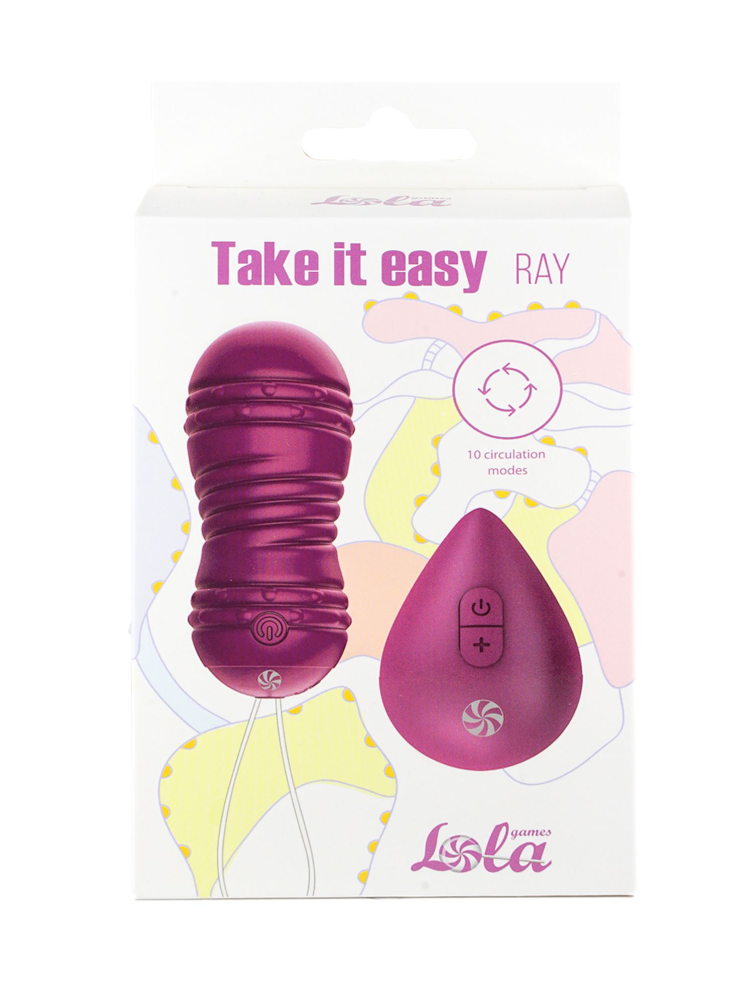 виброшарики с циркуляцией на пульте управления take it easy ray purple 9021-11lola в Новом Уренгое