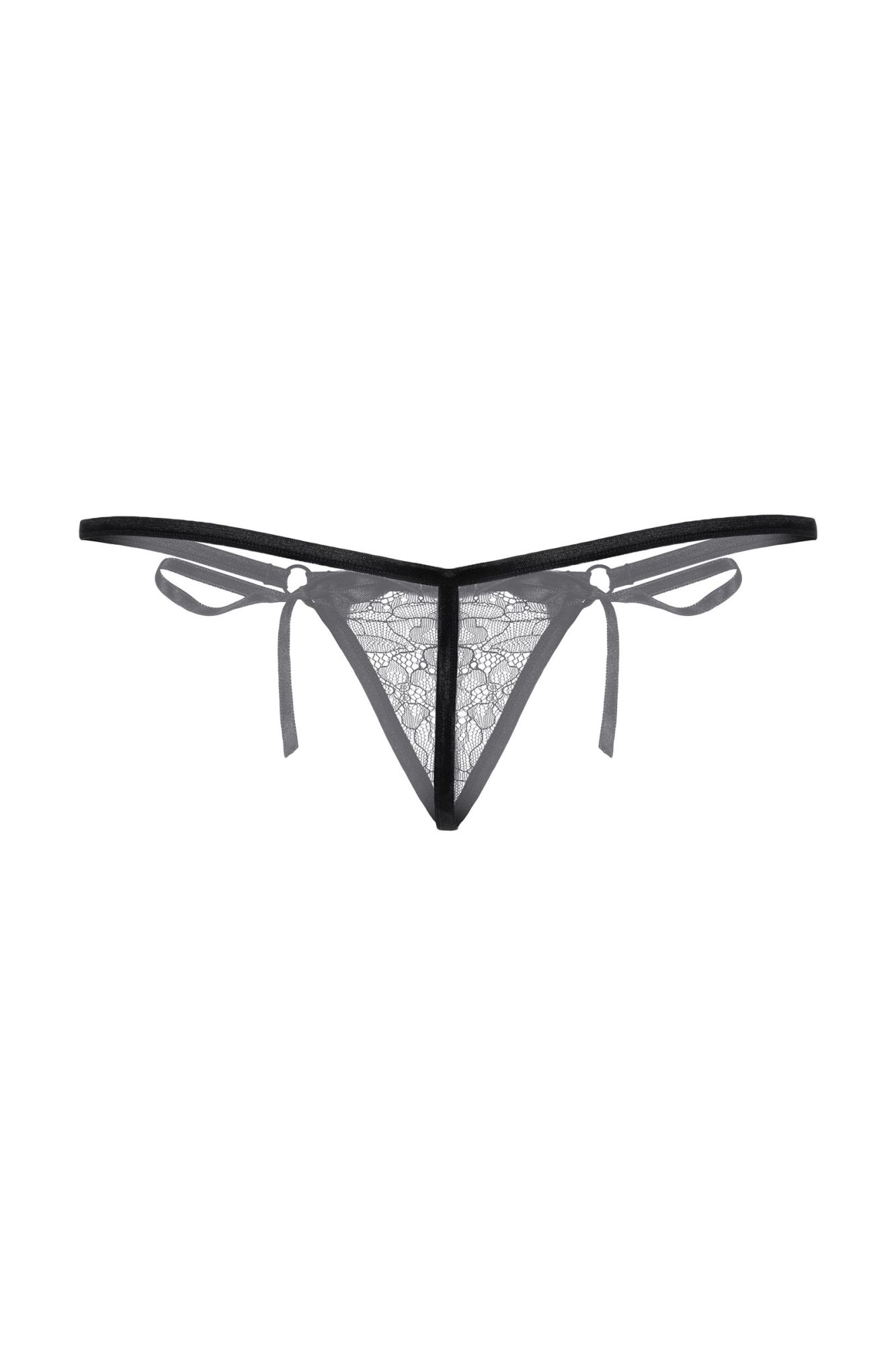 Эротическое стринги на завязках softline collection, черный, s/l в Новом Уренгое