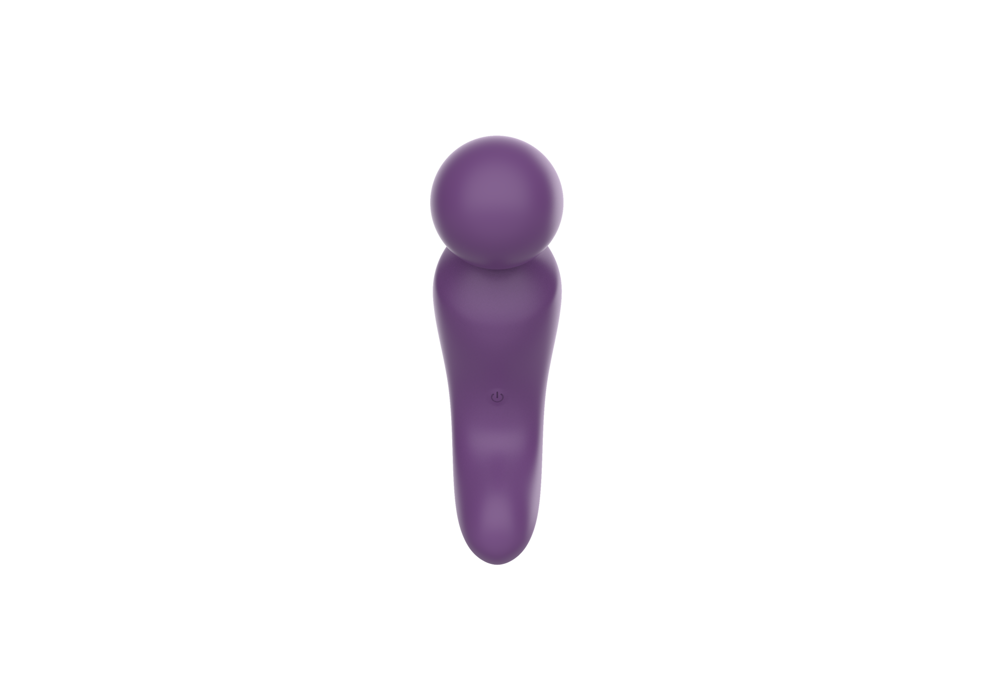 вибратор- вонд с изогнутым корпусом secwell sw24125-purple в Новом Уренгое