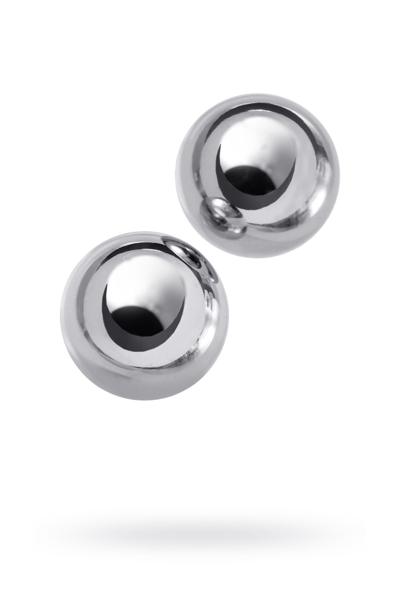 вагинальные шарики metal by toyfa, металл, серебряные, ø 2,5 см в Новом Уренгое
