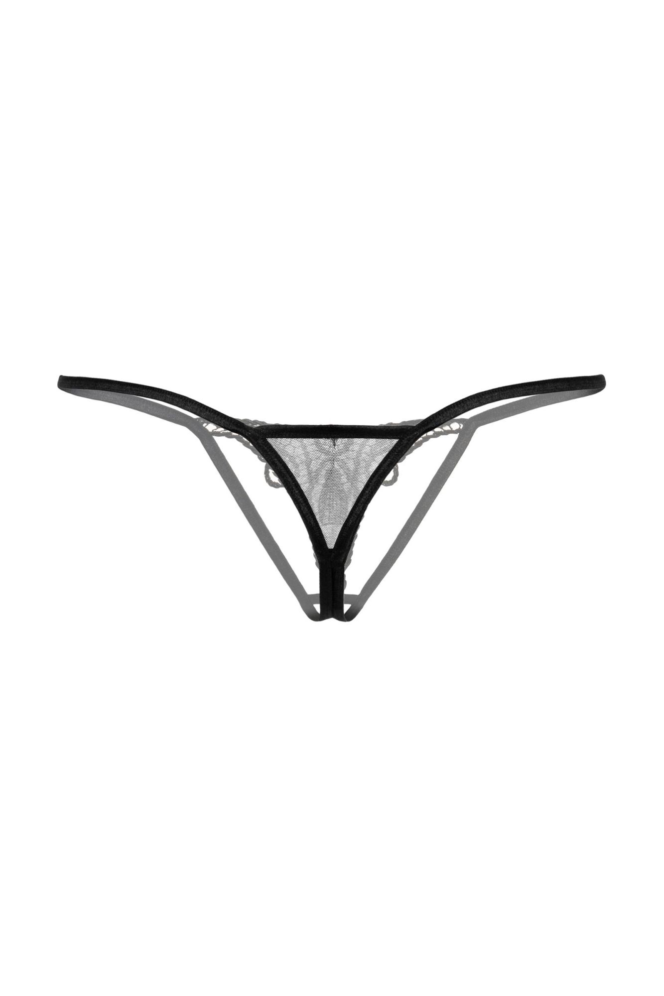 Эротическое стринги открытые softline collection, черный, s/l в Новом Уренгое