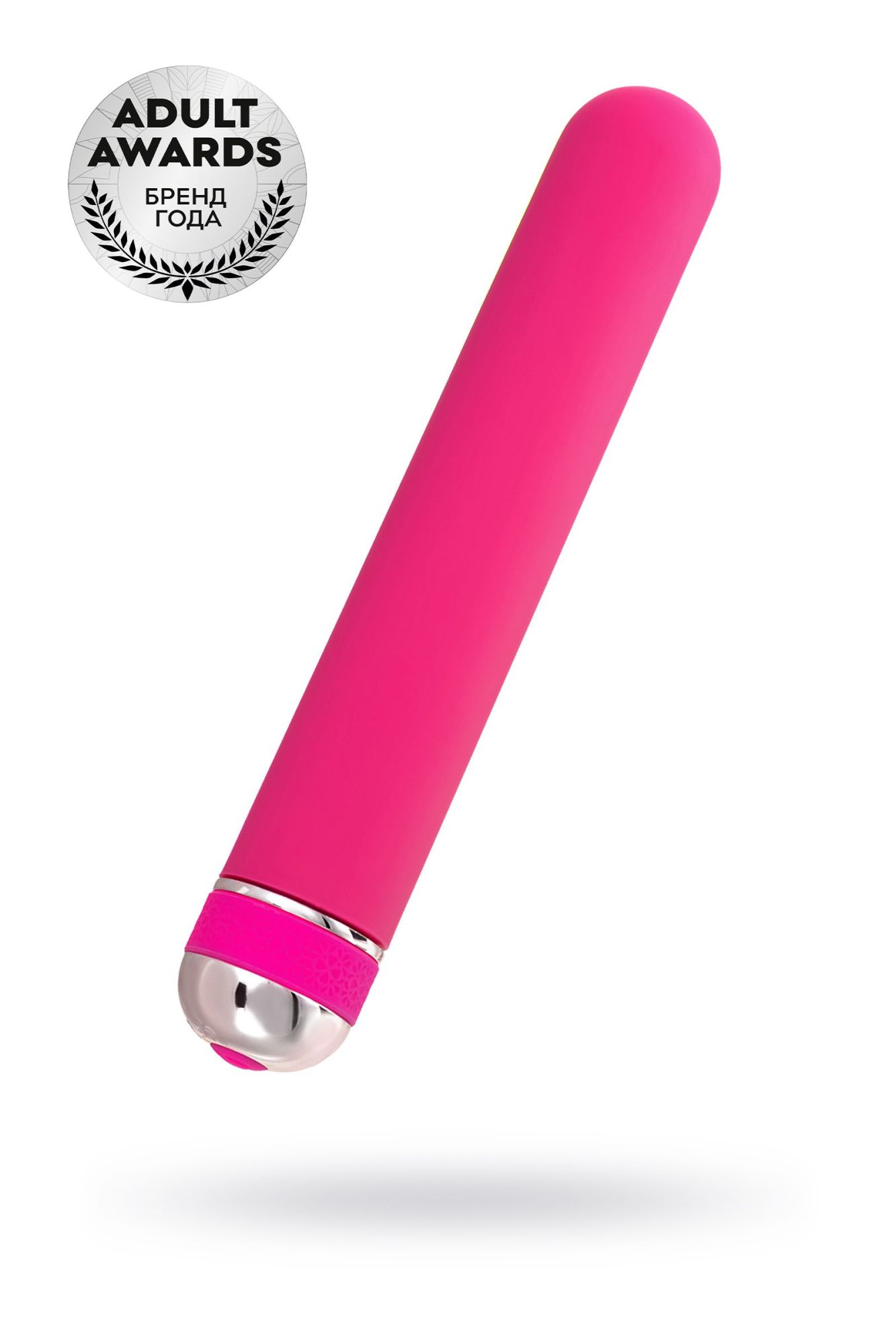 нереалистичный вибратор a-toys by toyfa mastick, abs пластик, розовый, 18 см в Новом Уренгое