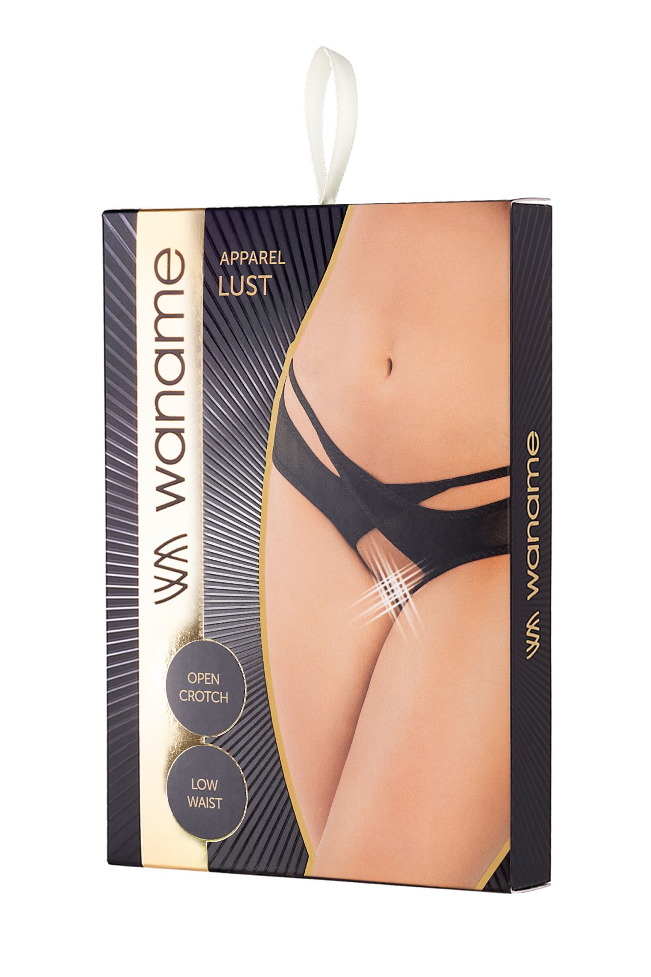 Эротическое эротические трусики waname lust черные 50-52 в Новом Уренгое