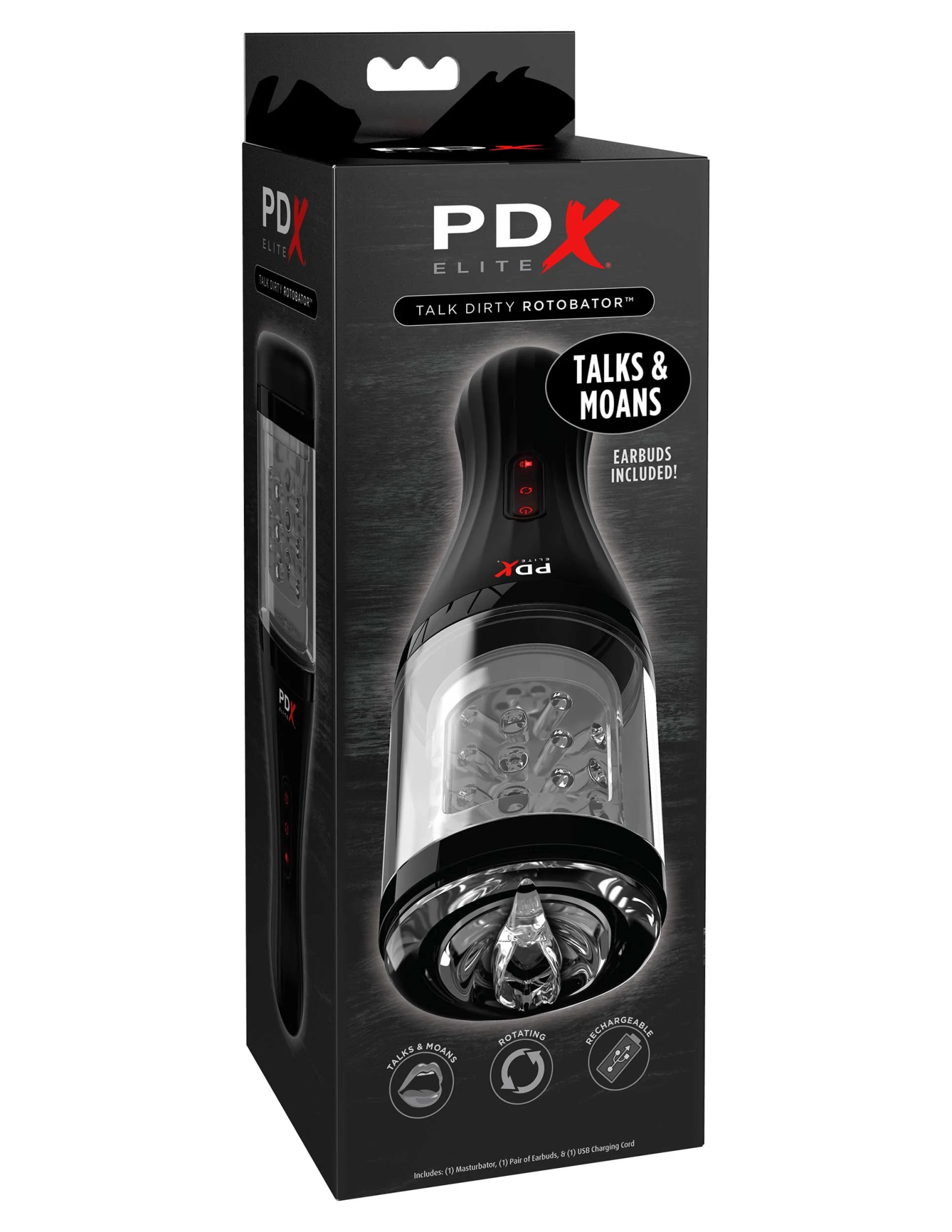 мастурбатор с вибрацией pdx elite talk dirty rotobator pipedream rd526pd в Новом Уренгое