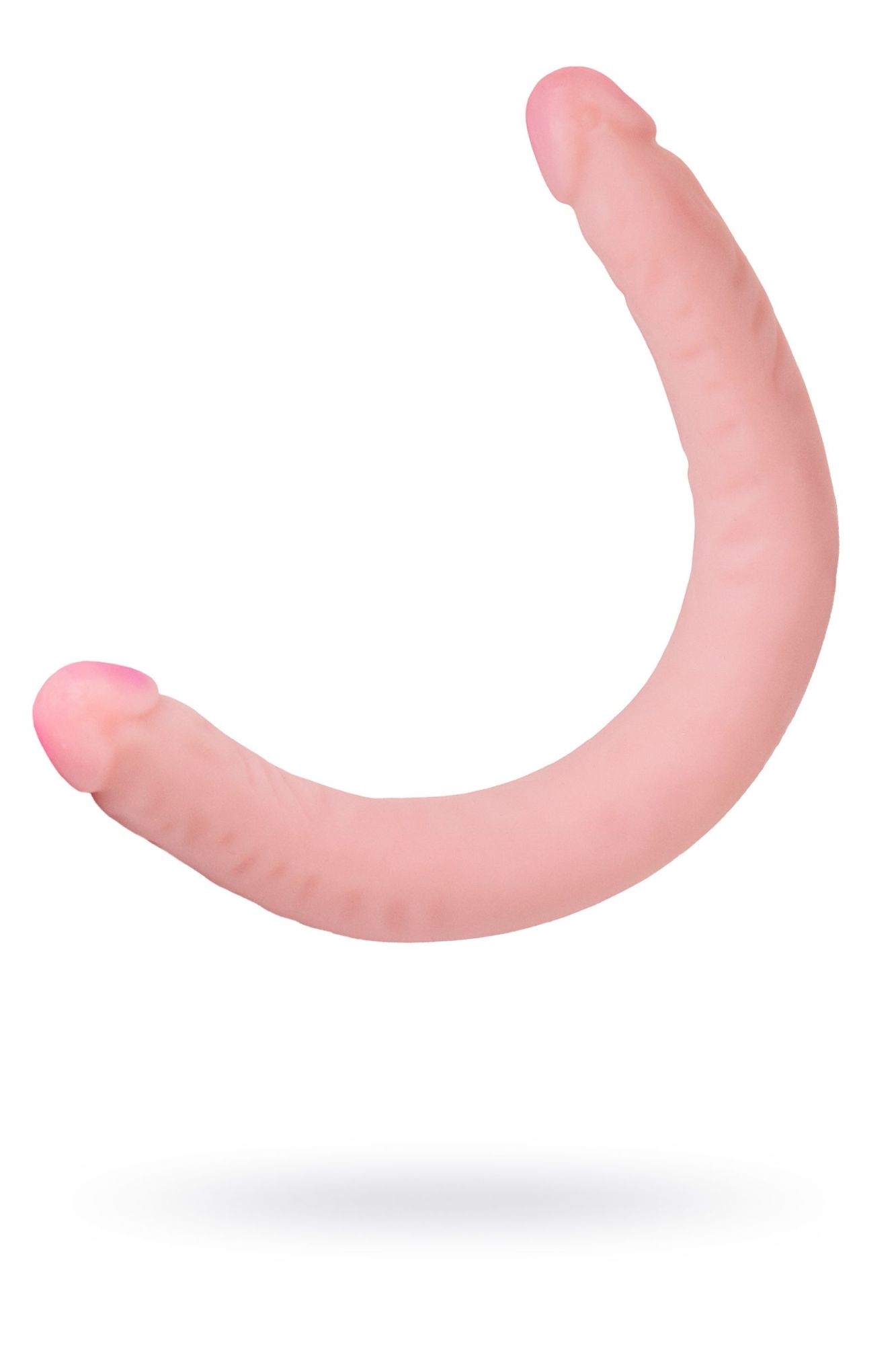 двусторонний фаллоимитатор lovetoy lesbi touch, телесный, 43 см в Новом Уренгое