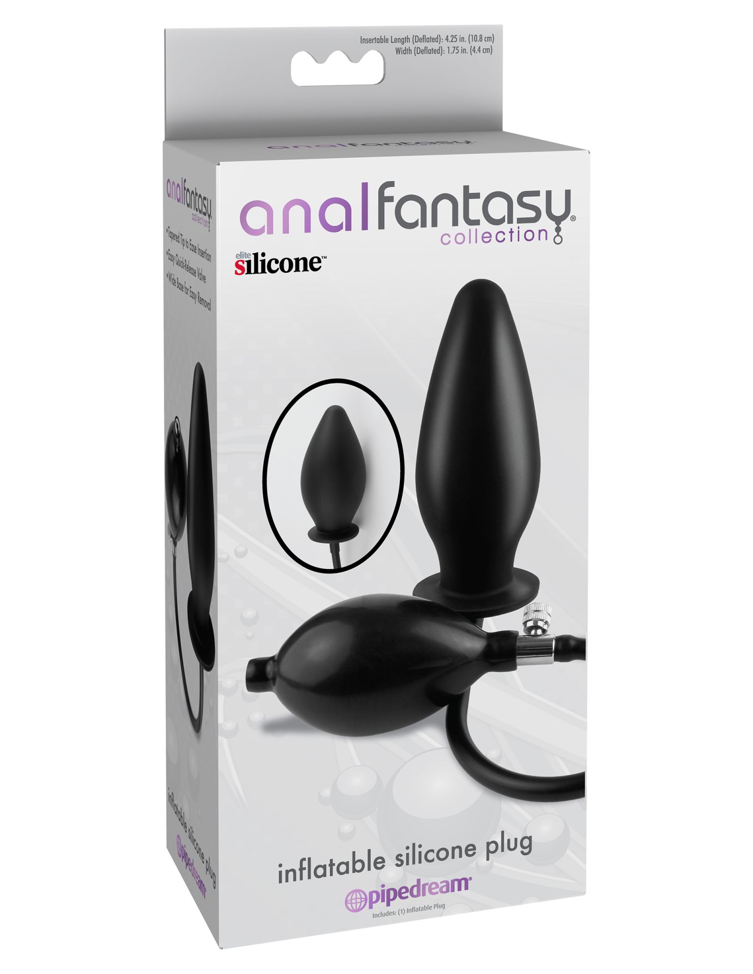 расширяющийся анальный стимулятор inflatable silicone plug pipedream 466823pd в Новом Уренгое