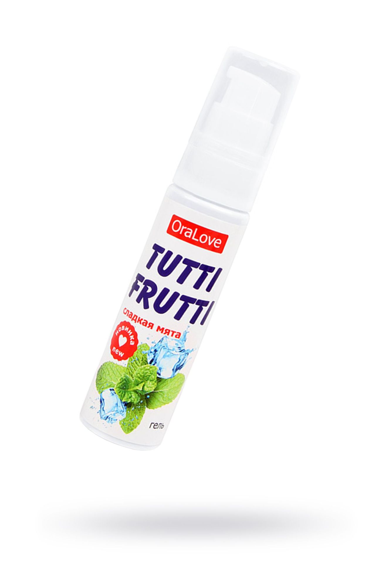 съедобная гель-смазка tutti-frutti для орального секса со вкусом сладкой мяты 30г в Новом Уренгое