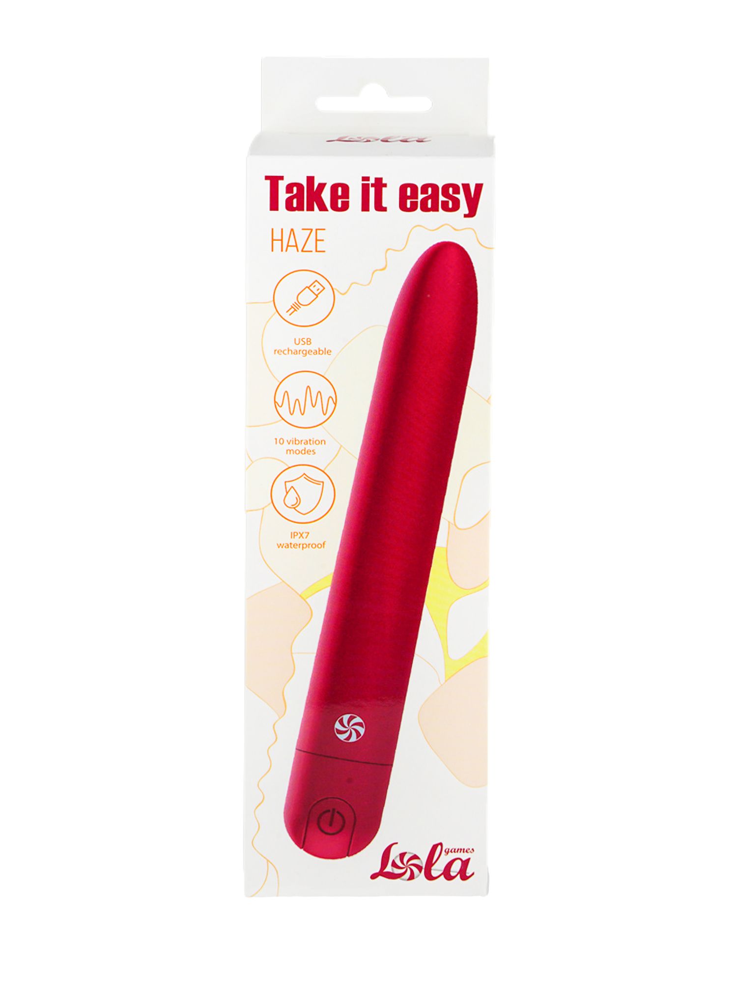 перезаряжаемый вибратор take it easy haze wine red 9025-03lola в Новом Уренгое