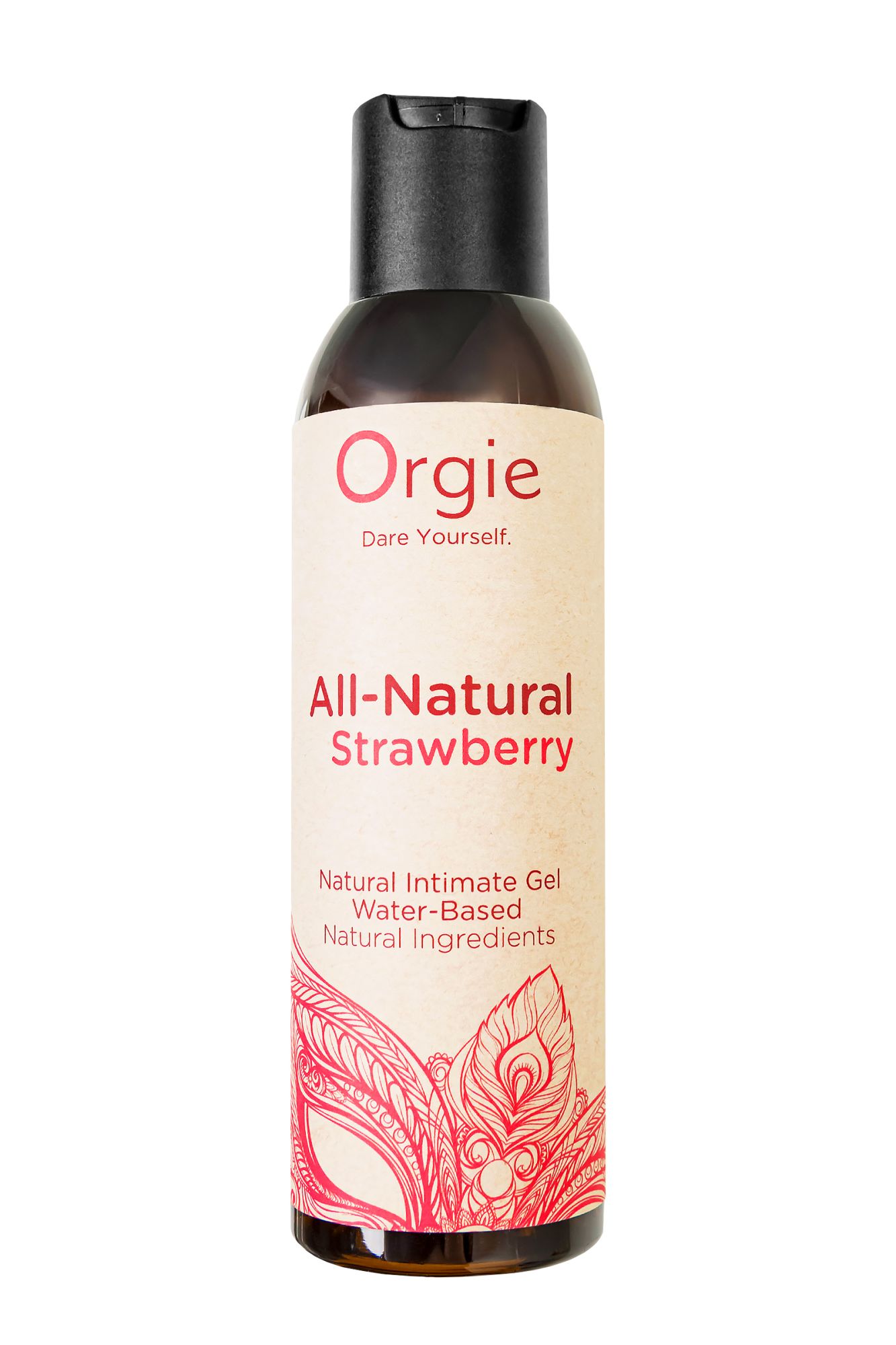 интимный гель orgie all - natural strawberry на водной основе, 150 мл в Новом Уренгое