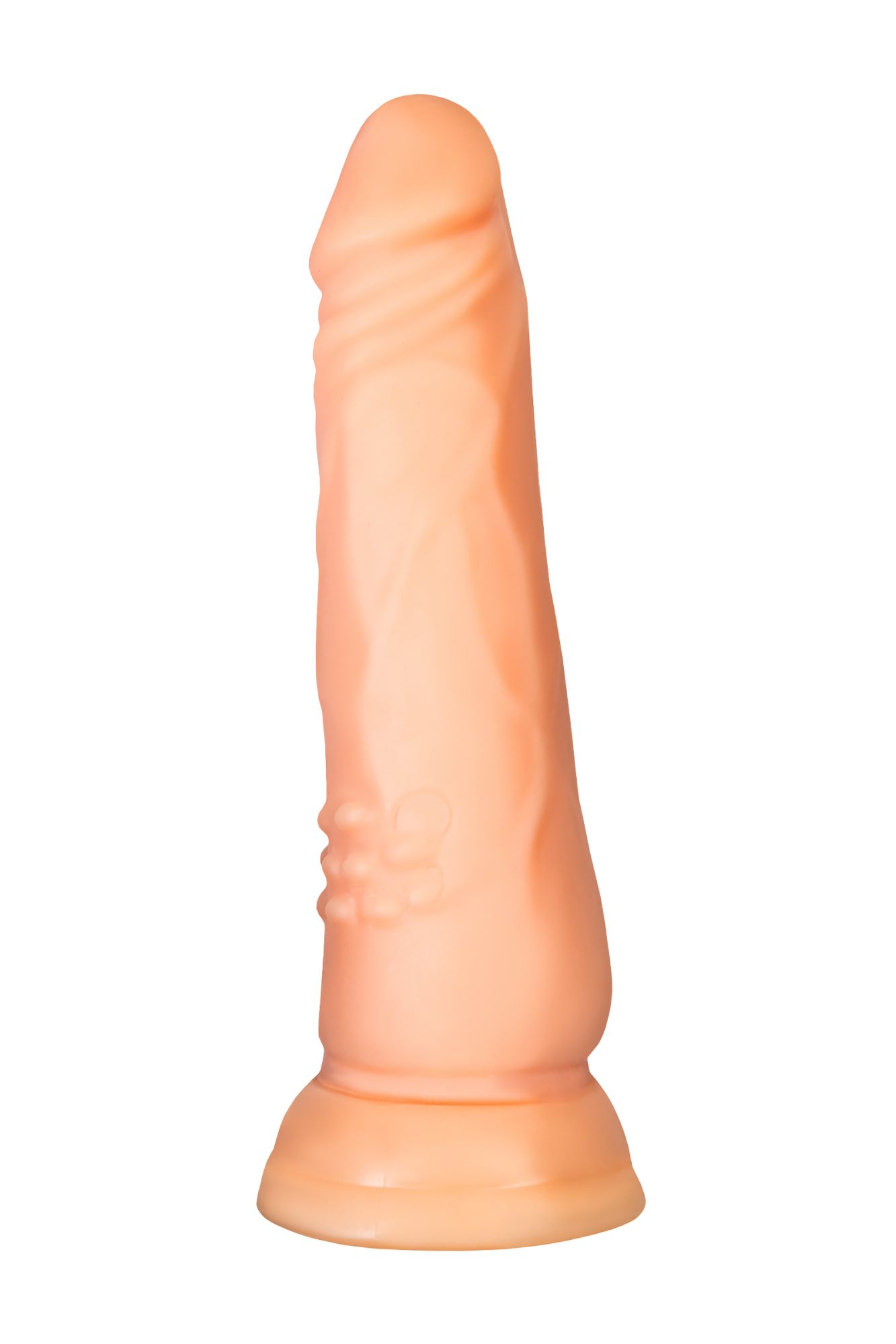 реалистичный фаллоимитатор a-toys by toyfa, tpe, телесный, 18 см в Новом Уренгое