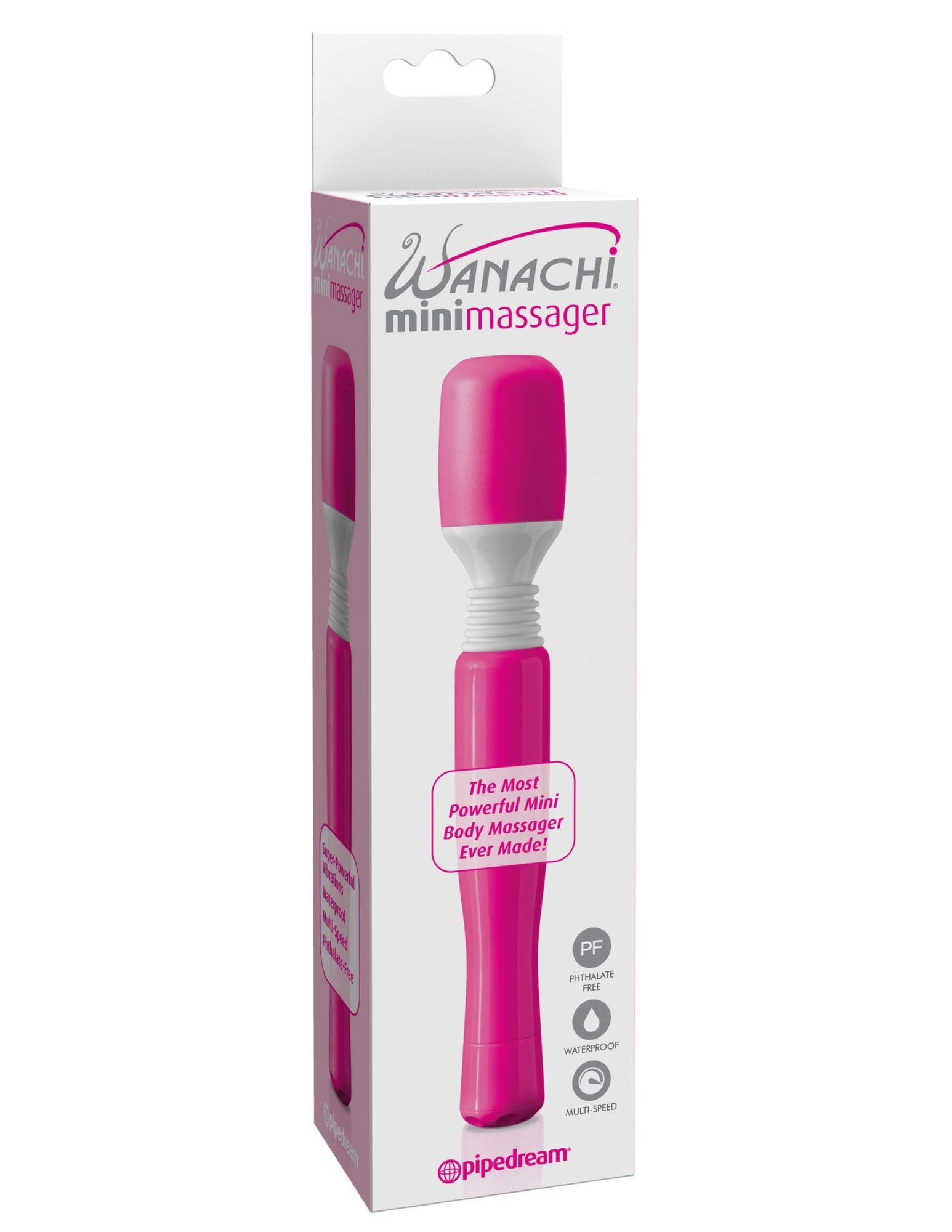 вибратор pipedream mini wanachi massager, розовый в Новом Уренгое