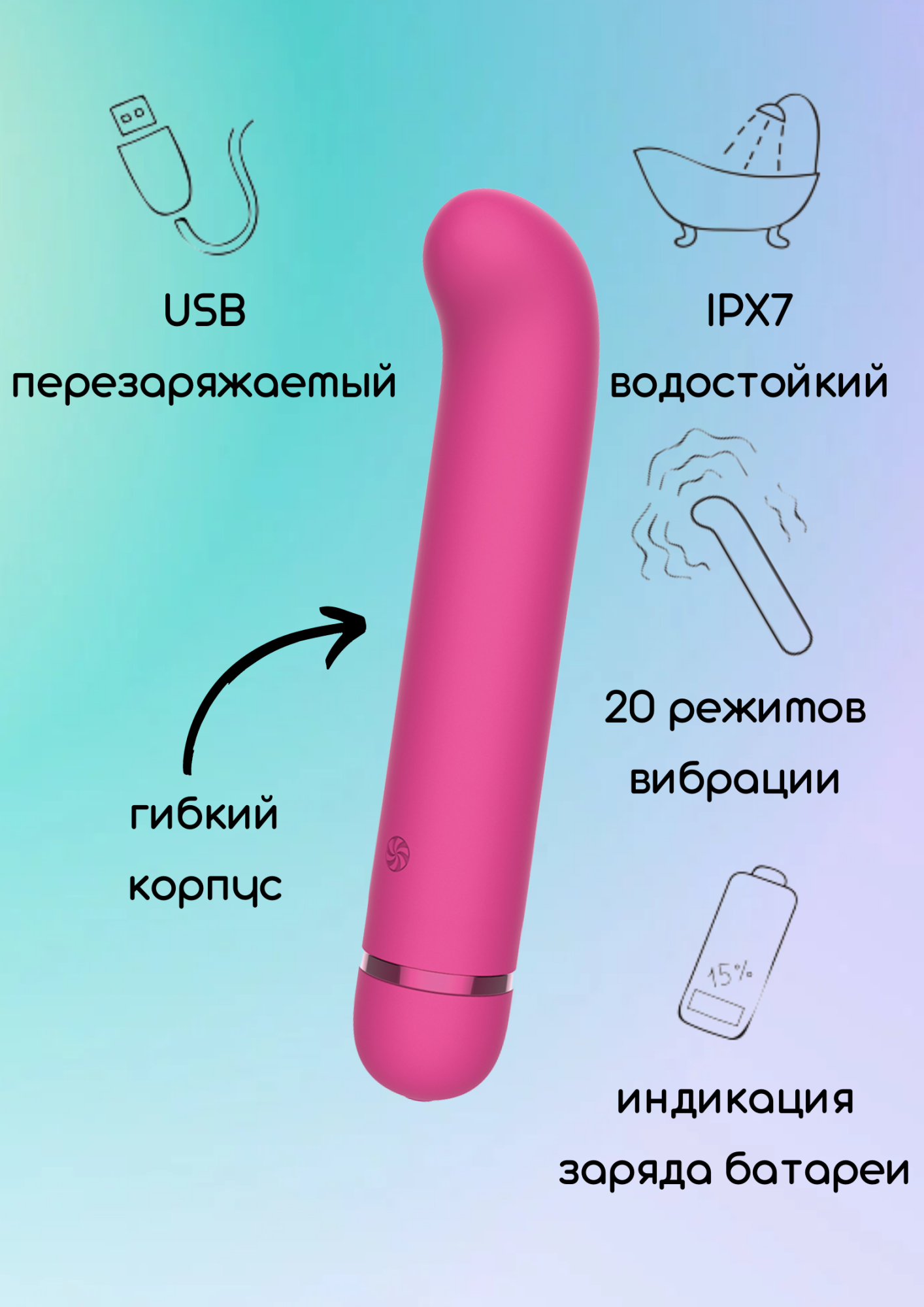 перезаряжаемый вибратор fantasy flamie pink 7912-02lola в Новом Уренгое