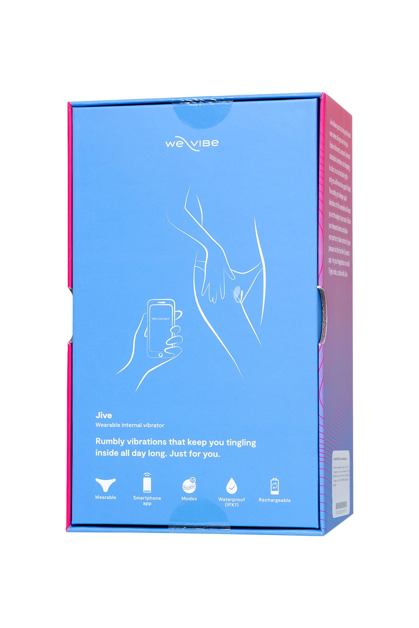 виброяйцо we-vibe jive силикон, синее в Новом Уренгое