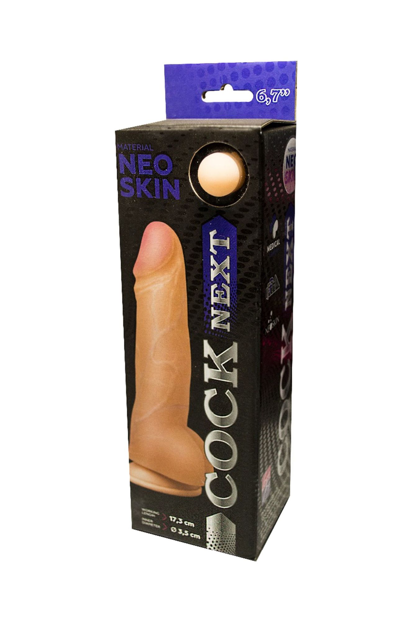 фаллоимитатор cock next lovetoy, tpr, телесный, 20,5 см в Новом Уренгое