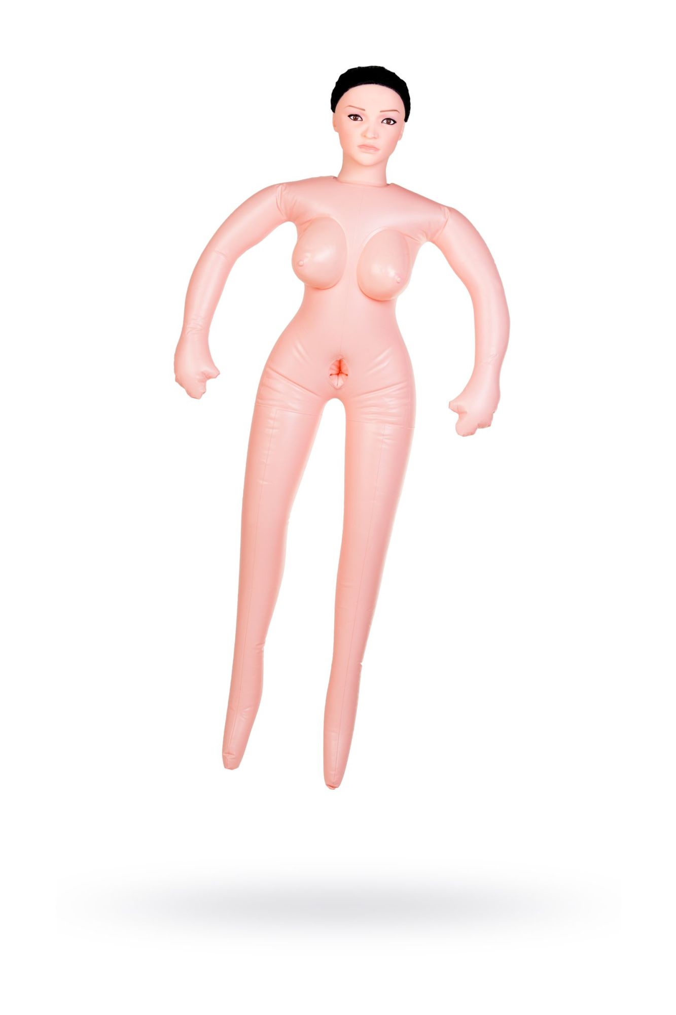 кукла надувная dolls-x by toyfa nurse emilia, реалистичная голова,брюнетка, с двумя отверстиями в Новом Уренгое