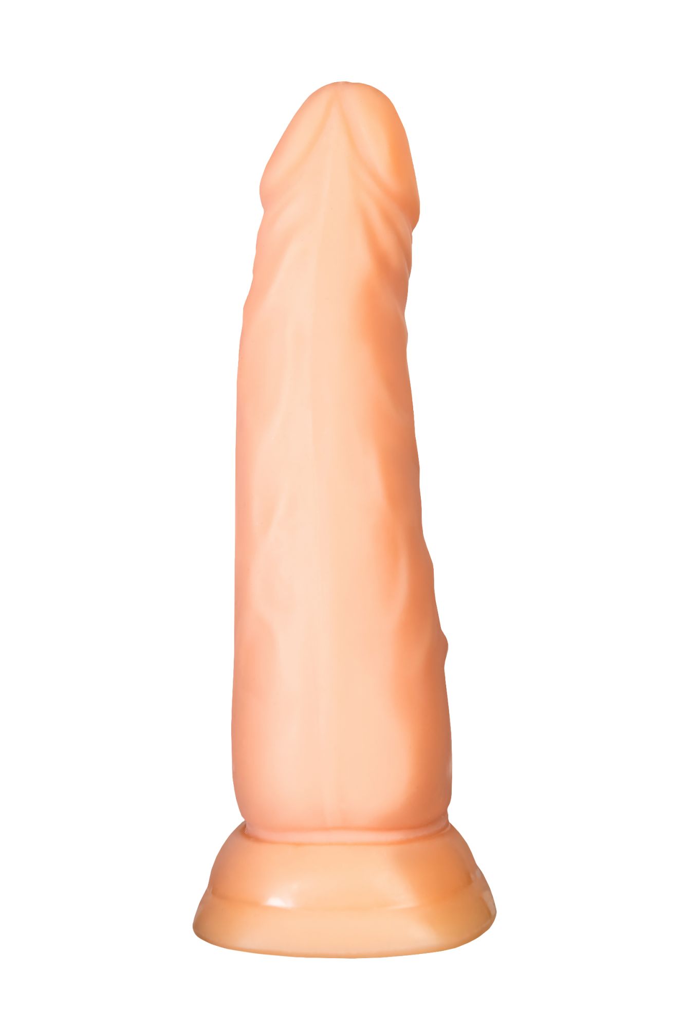 реалистичный фаллоимитатор a-toys by toyfa, tpe, телесный, 18 см в Новом Уренгое