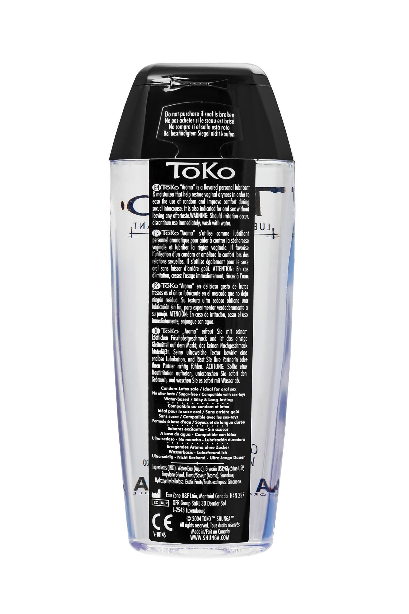 лубрикант shunga toko aroma на водной основе, кокос, 165 мл в Новом Уренгое