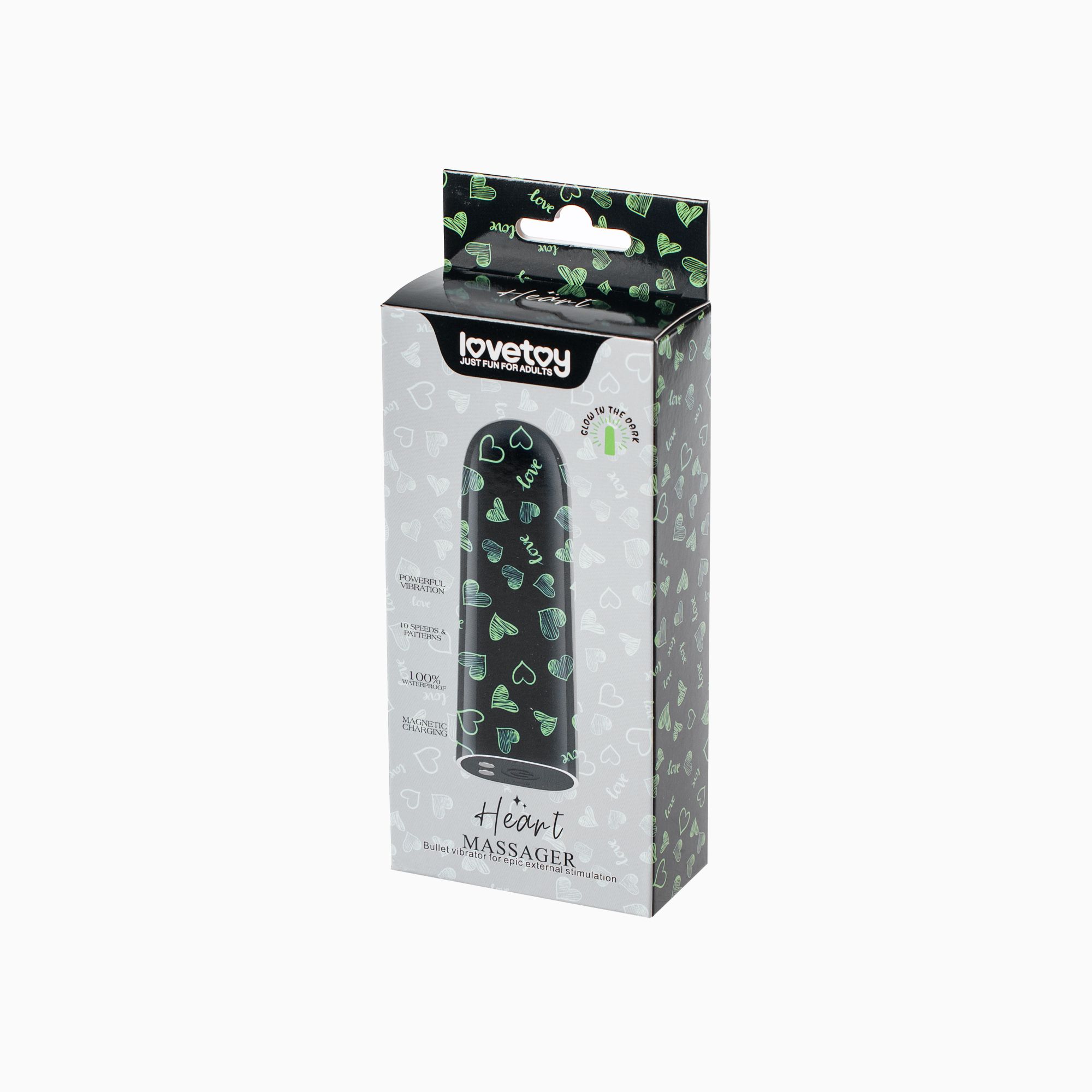  вибропуля lovetoy glow-in-the-dark heart_светится в темноте в Новом Уренгое