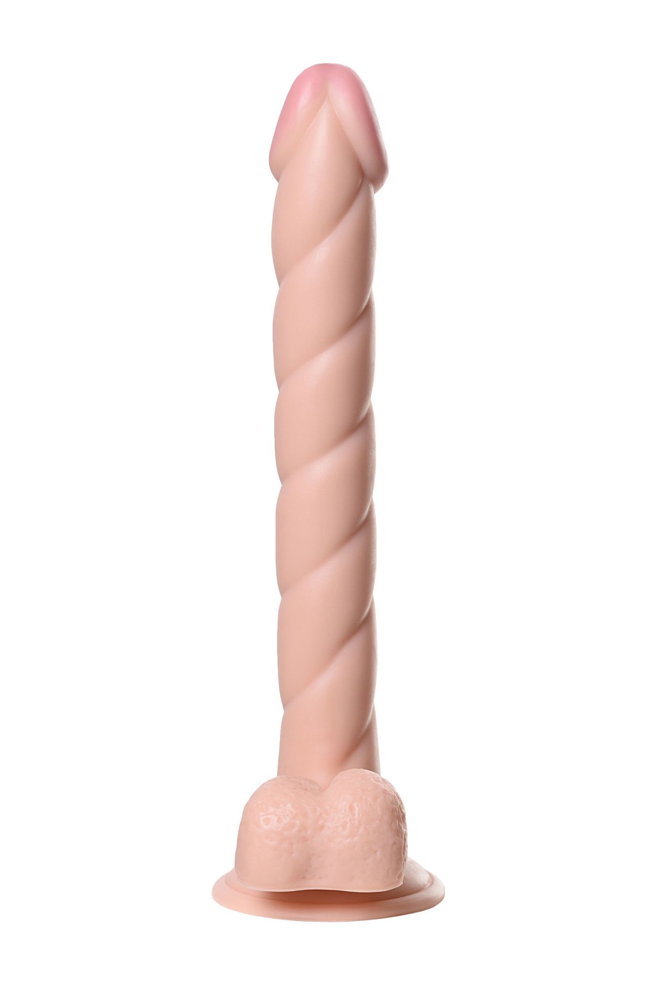 реалистичный фаллоимитатор toyfa realstick nude, pvc, телесный, 31,5 см в Новом Уренгое