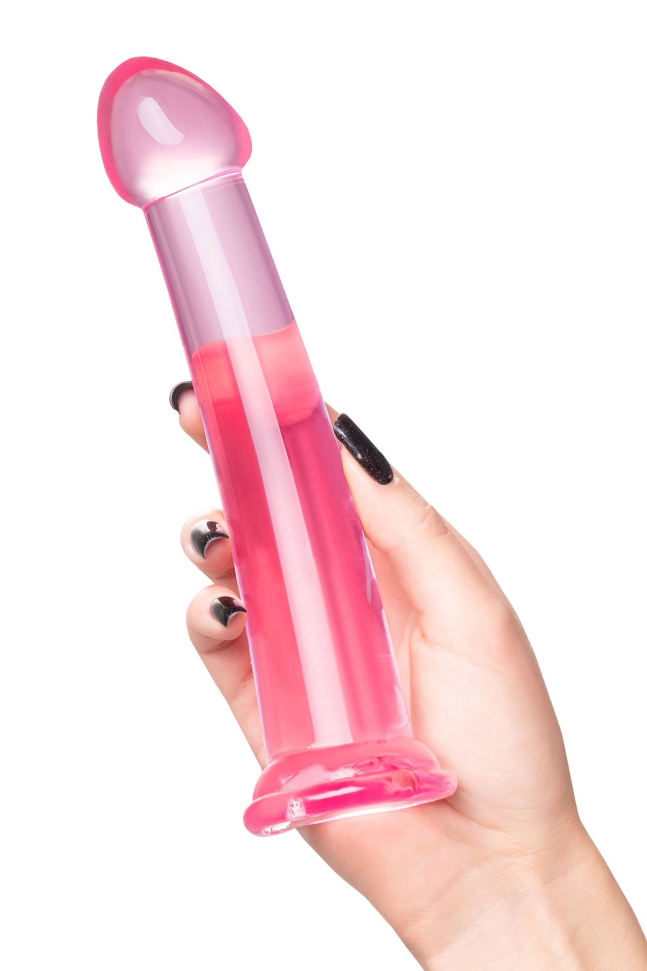 нереалистичный фаллоимитатор jelly dildo l toyfa basic, tpe, розовый, 20 см в Новом Уренгое