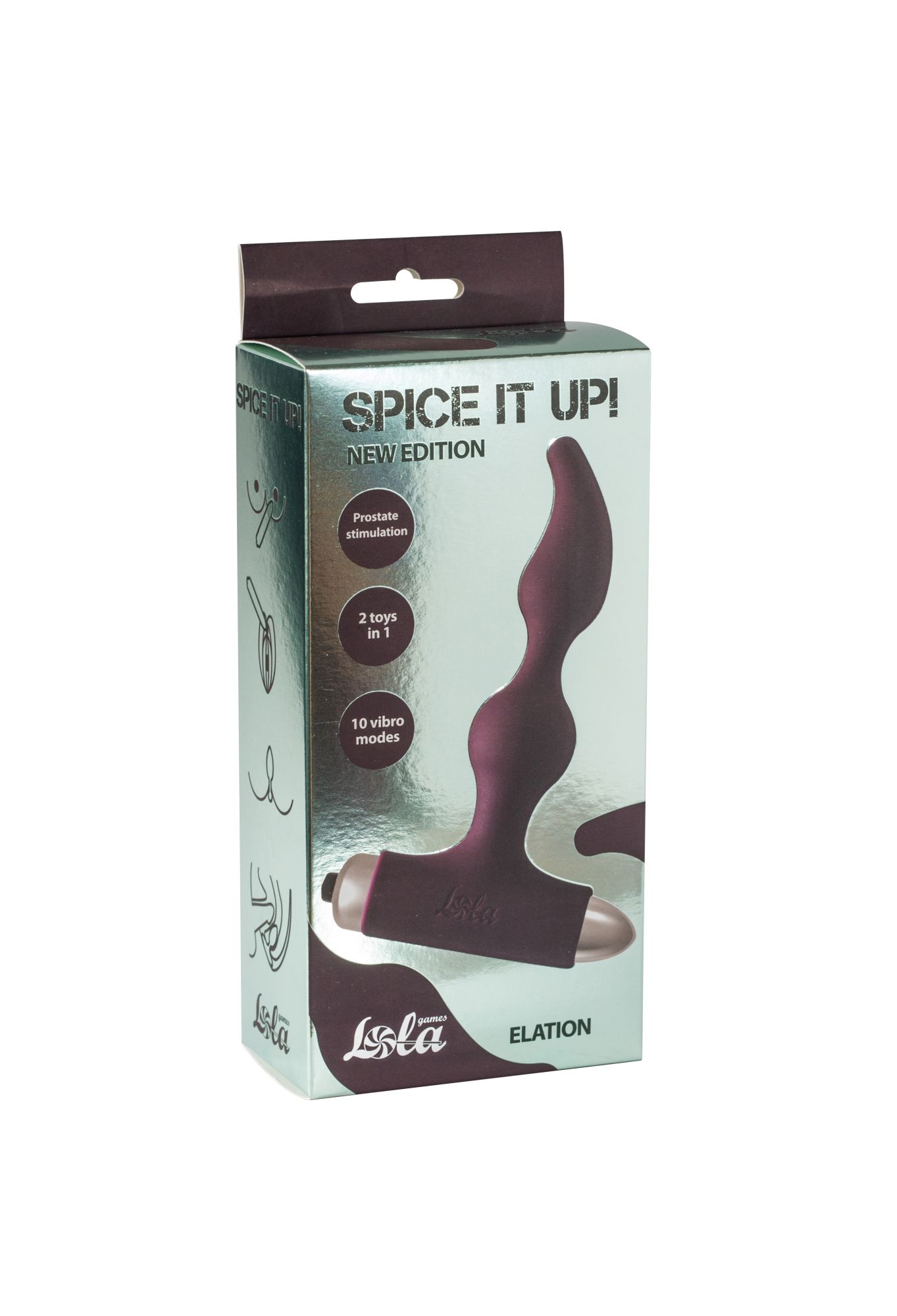 анальная пробка с вибрацией spice it up new edition elation wine red 8018-03lola в Новом Уренгое