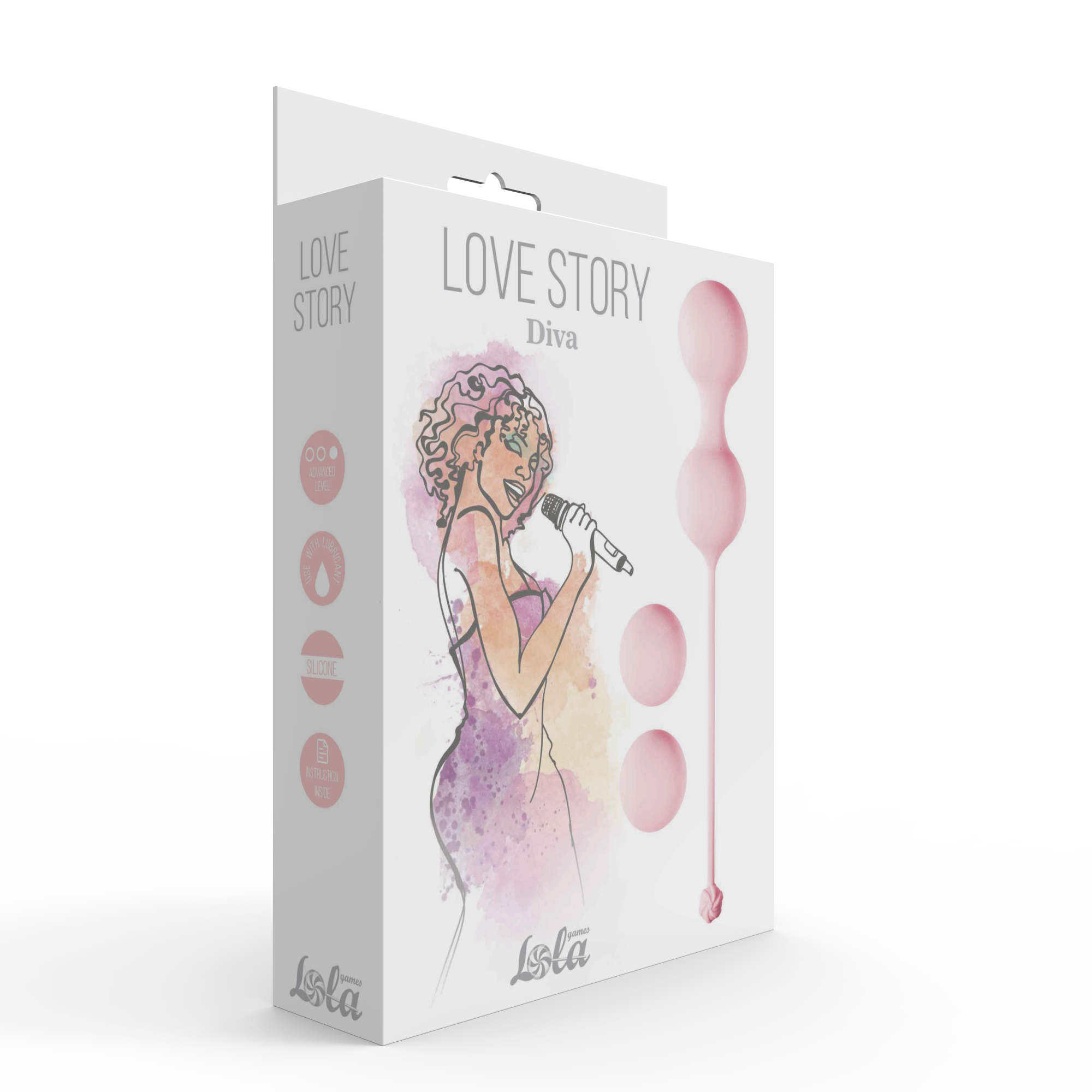 набор вагинальных шариков love story diva tea rose 3012-01lola в Новом Уренгое