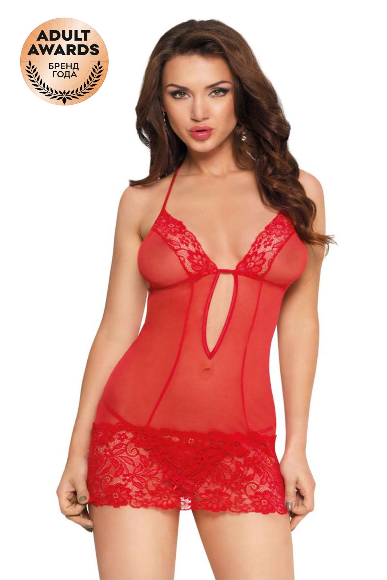 Эротическое комбинация и стринги softline collection larisa, красный, s/m в Новом Уренгое