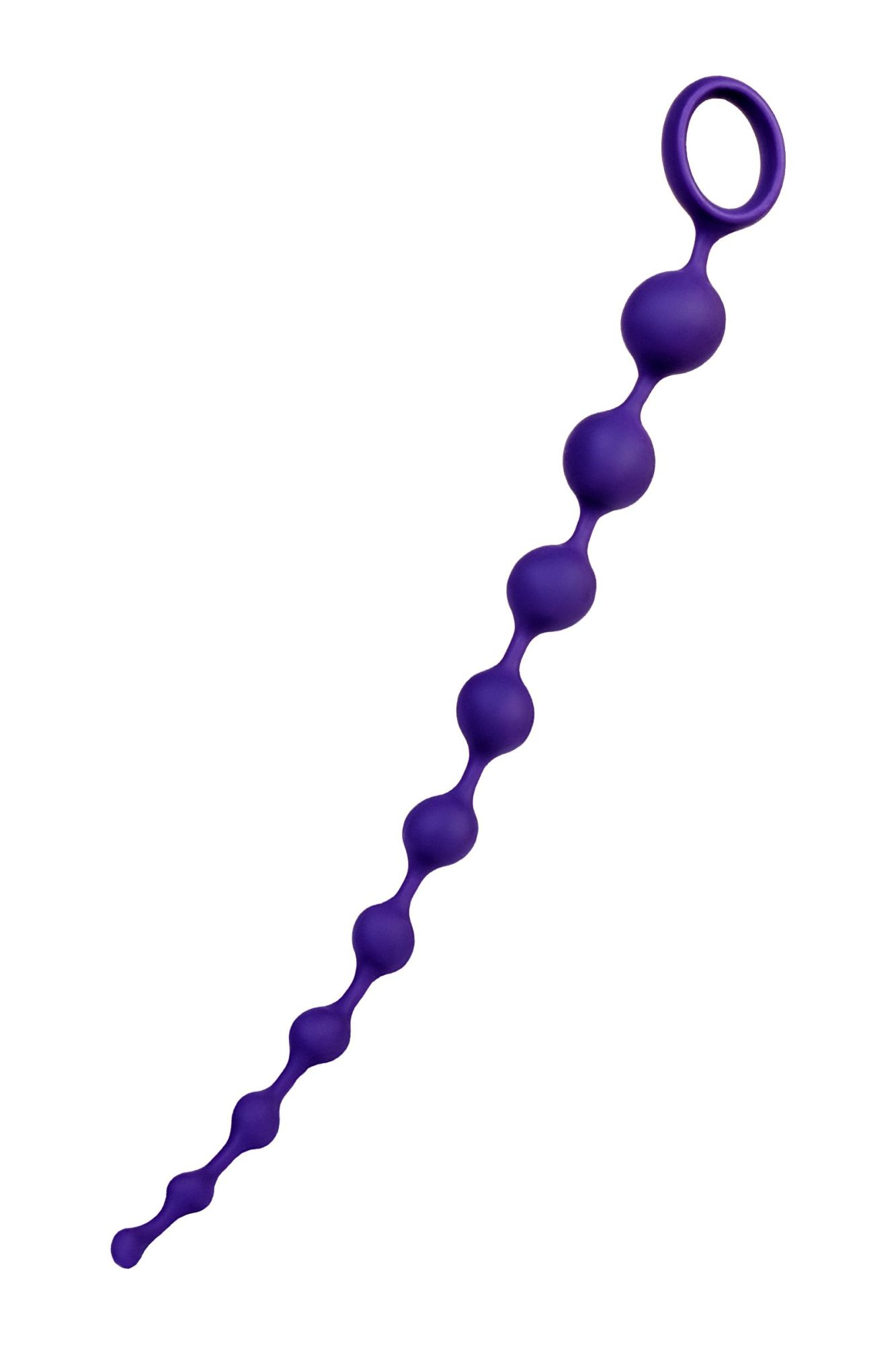 анальная цепочка todo by toyfa grape, силикон, фиолетовая, 35 см, ø 2,7 см в Новом Уренгое