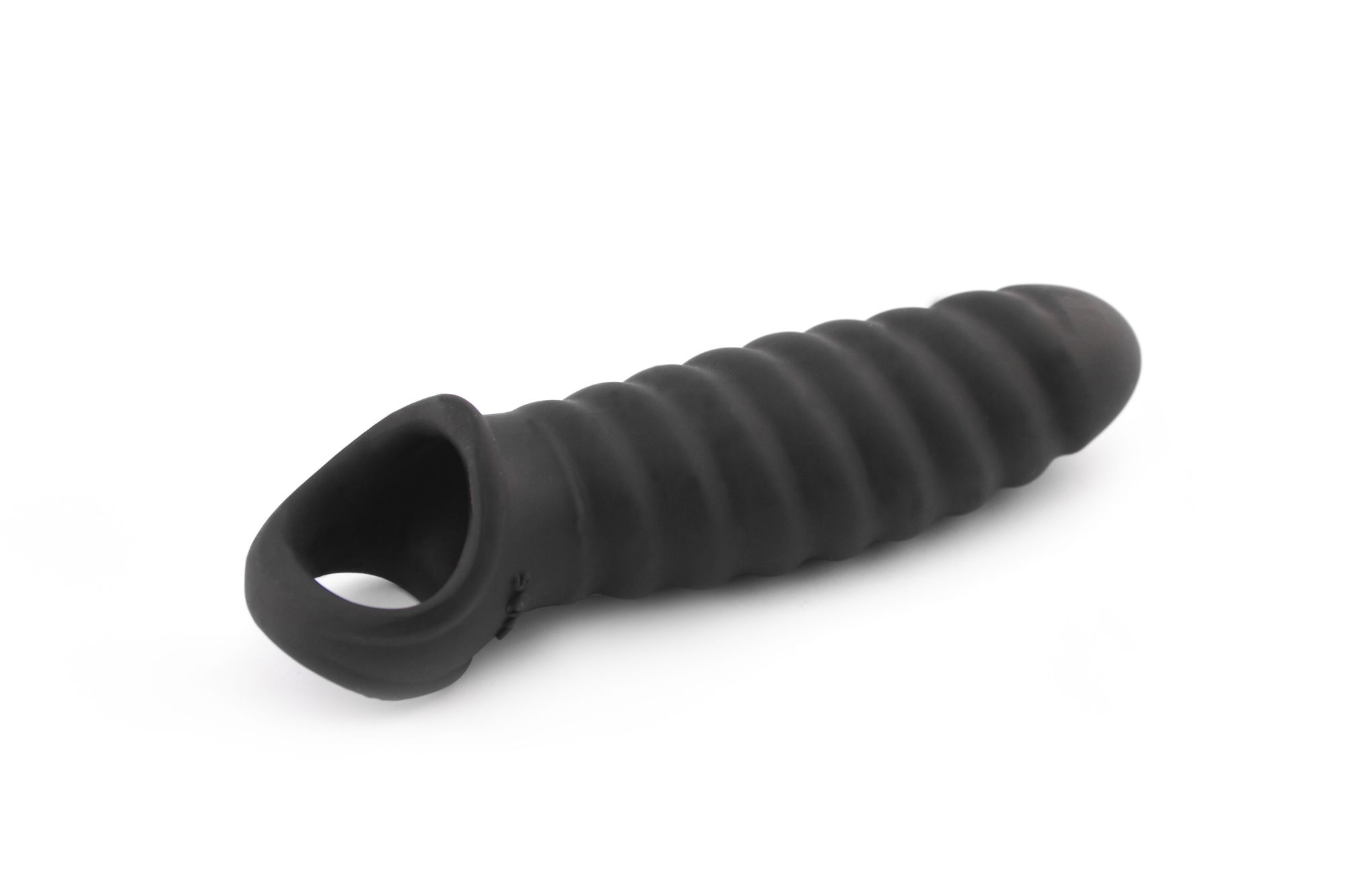 увеличивающая насадка на пенис закрытого типа no.32 - stretchy penis extension - black в Новом Уренгое