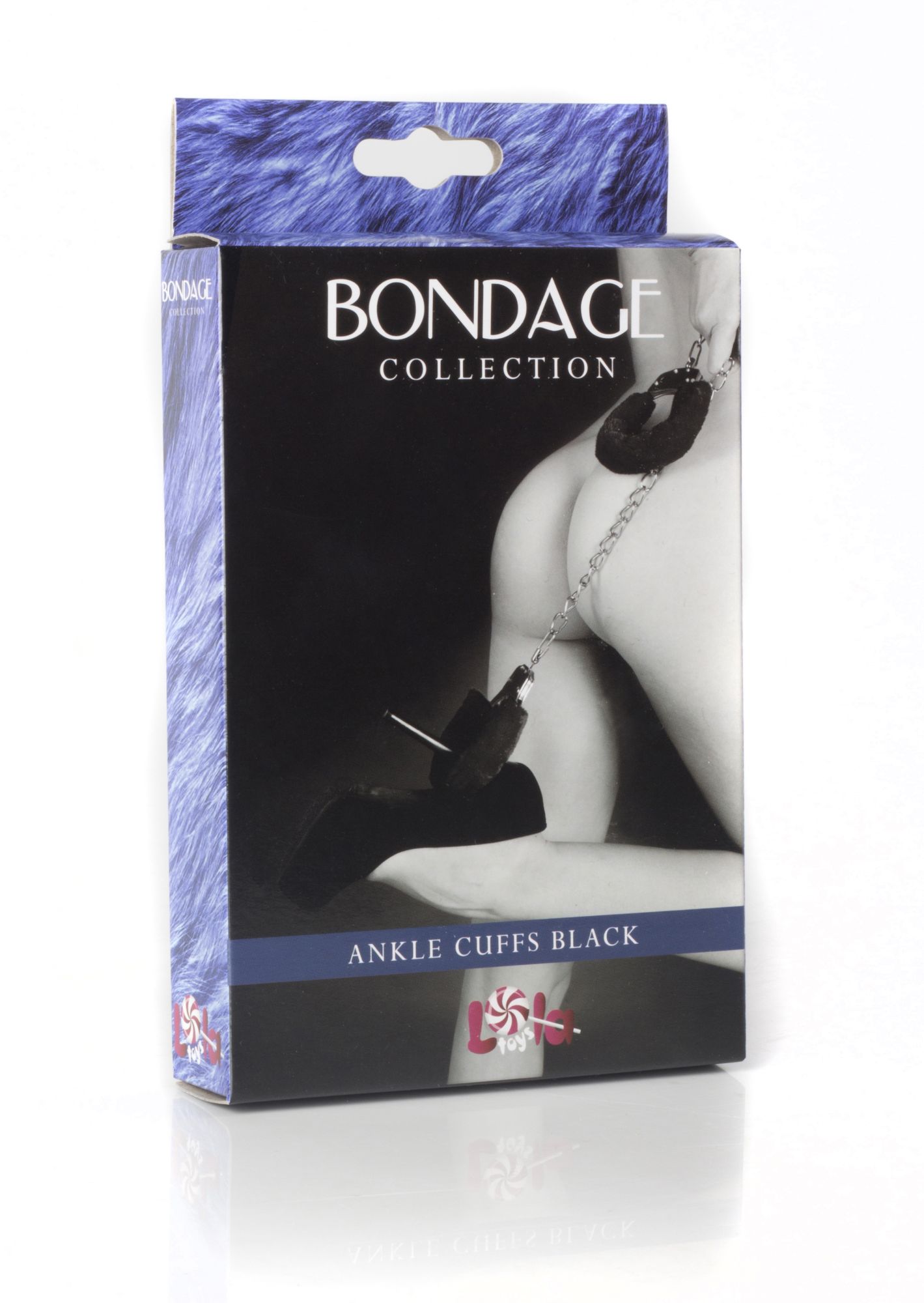 меховые оковы на ноги bondage черные 1020-01lola в Новом Уренгое