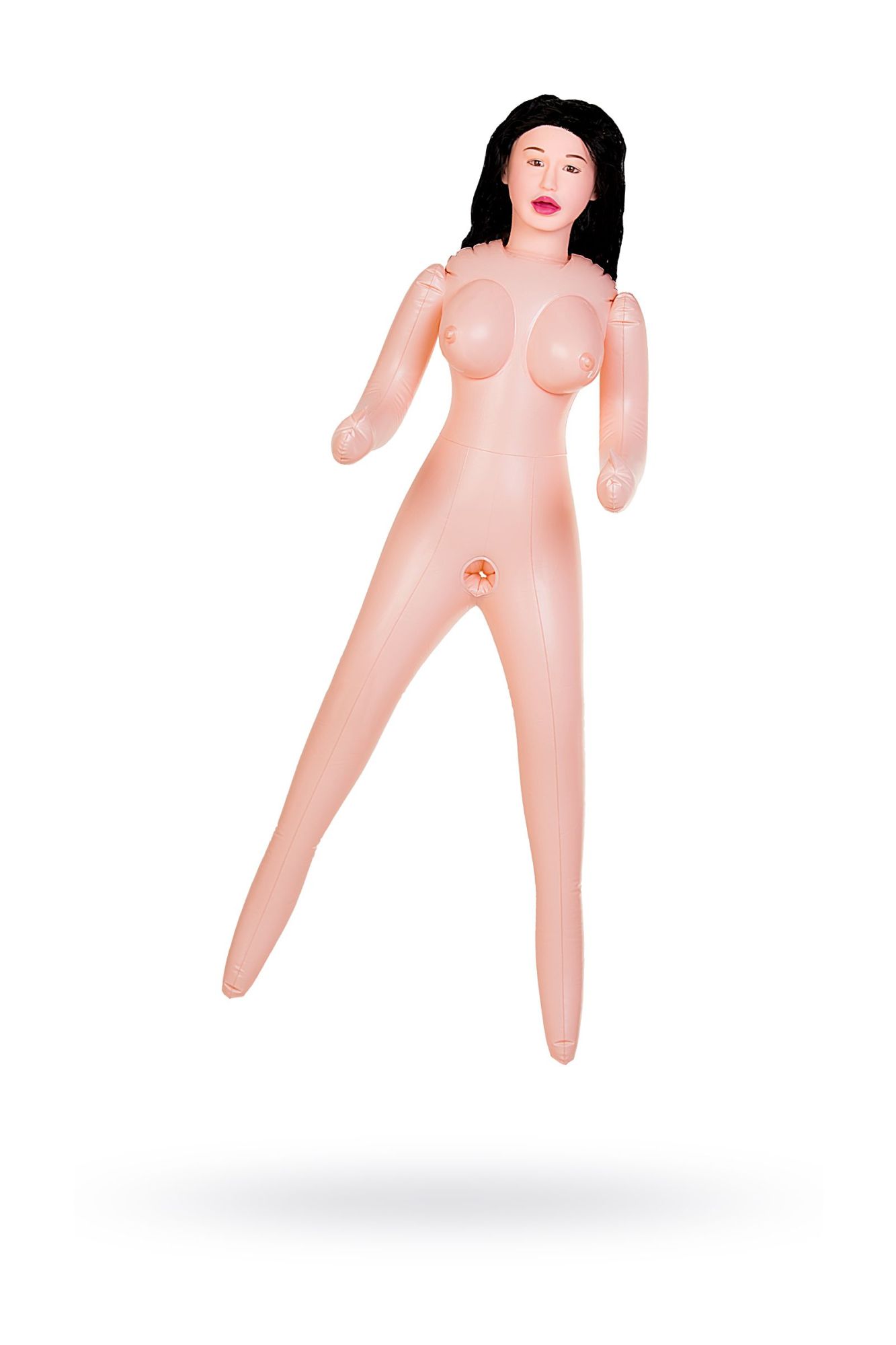 кукла надувная dolls-x by toyfa cop samantha реалистичная голова,брюнетка, с тремя отверстиями в Новом Уренгое